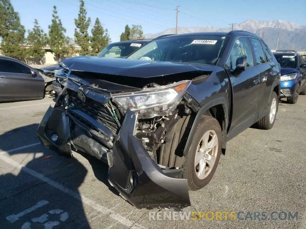 2 Photograph of a damaged car JTMP1RFV9KD504142 TOYOTA RAV4 2019