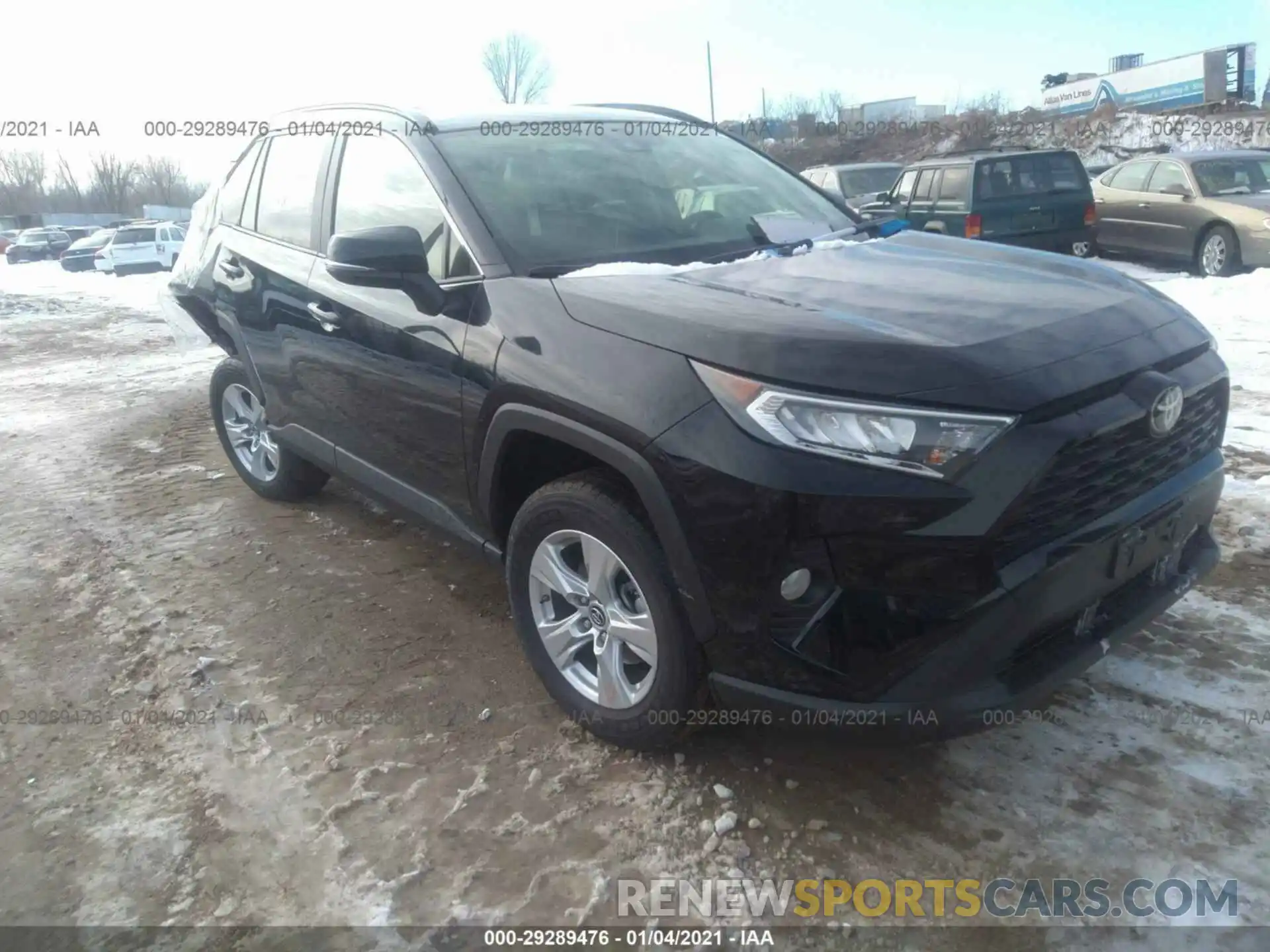 1 Photograph of a damaged car JTMP1RFV9KD506134 TOYOTA RAV4 2019