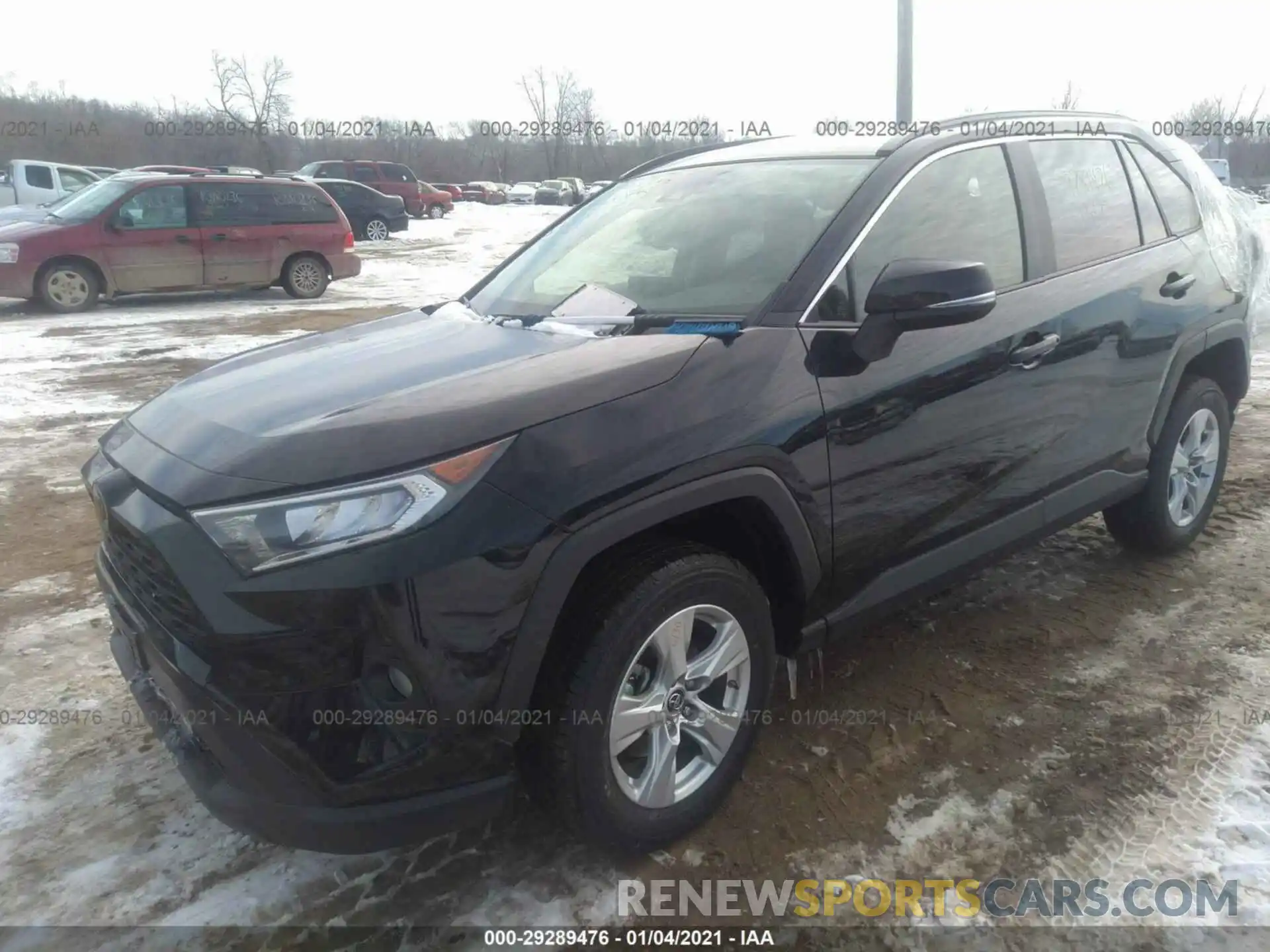 2 Photograph of a damaged car JTMP1RFV9KD506134 TOYOTA RAV4 2019