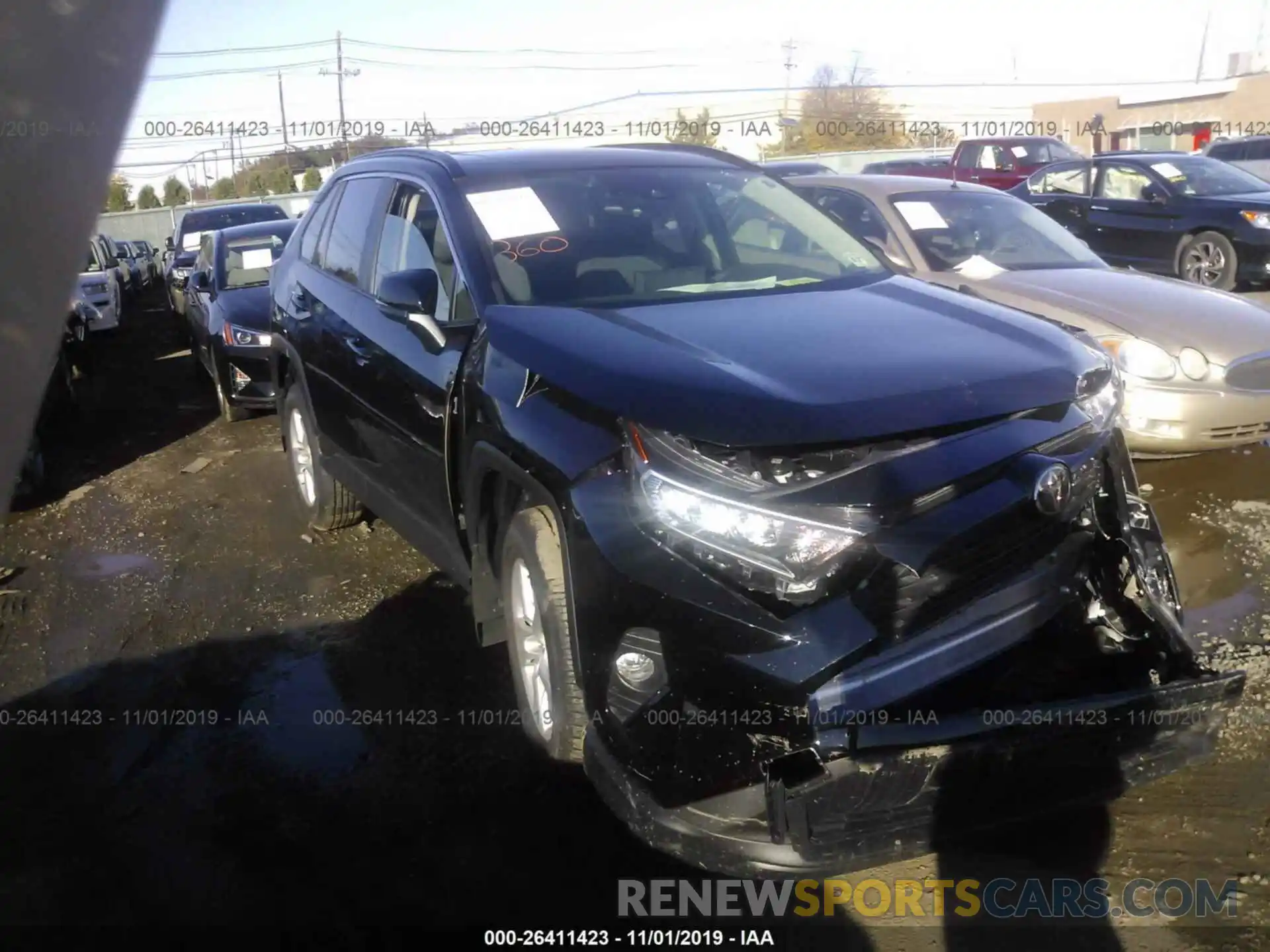 1 Photograph of a damaged car JTMP1RFV9KD506411 TOYOTA RAV4 2019