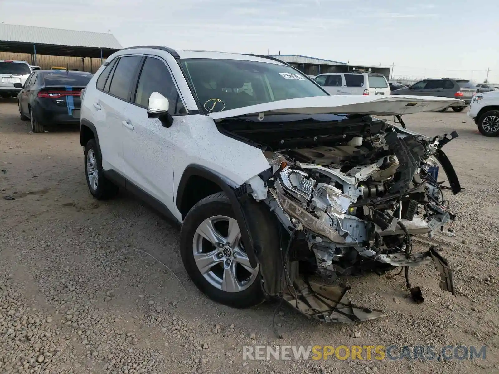 1 Photograph of a damaged car JTMP1RFV9KD513102 TOYOTA RAV4 2019