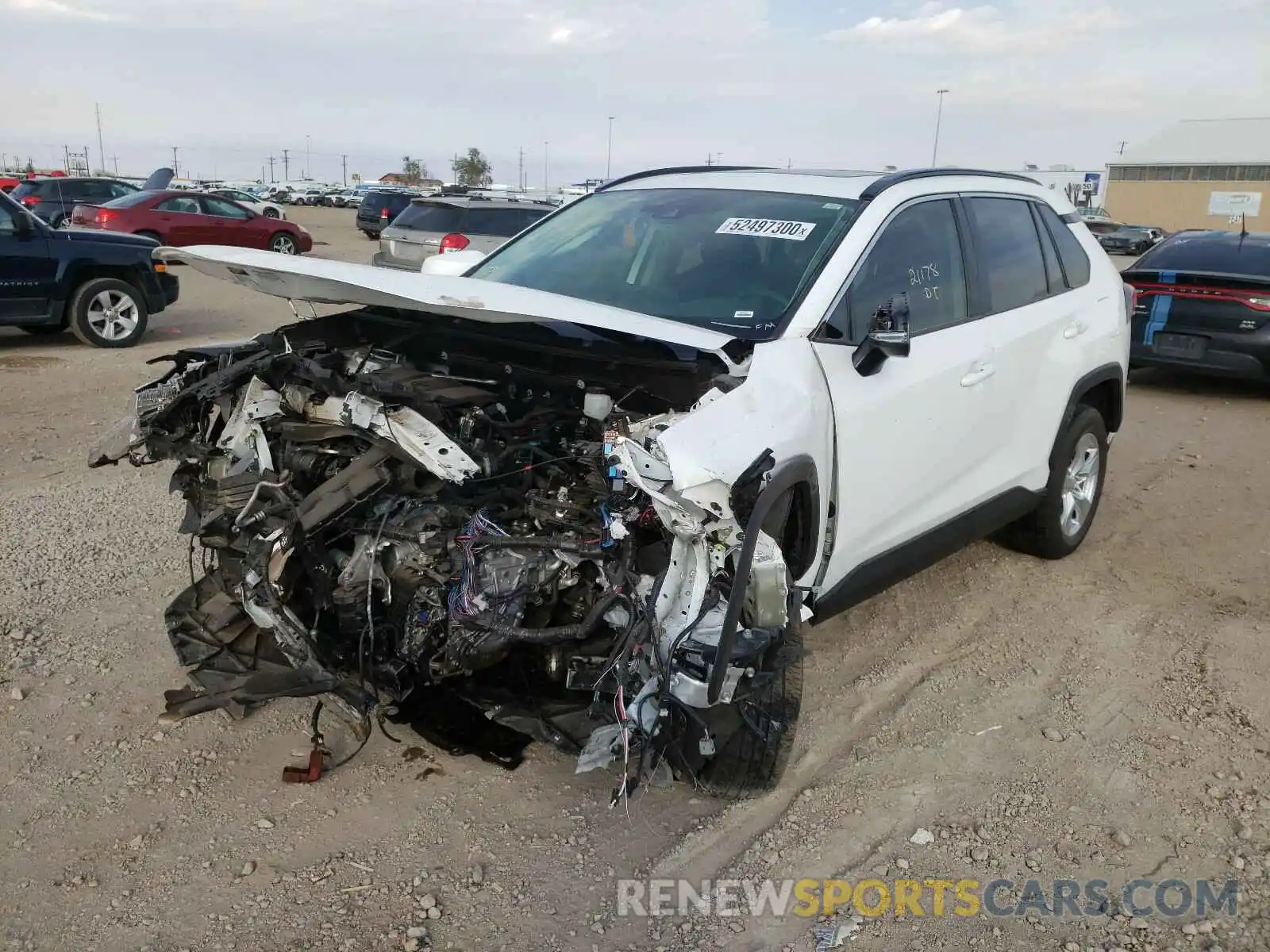 2 Photograph of a damaged car JTMP1RFV9KD513102 TOYOTA RAV4 2019