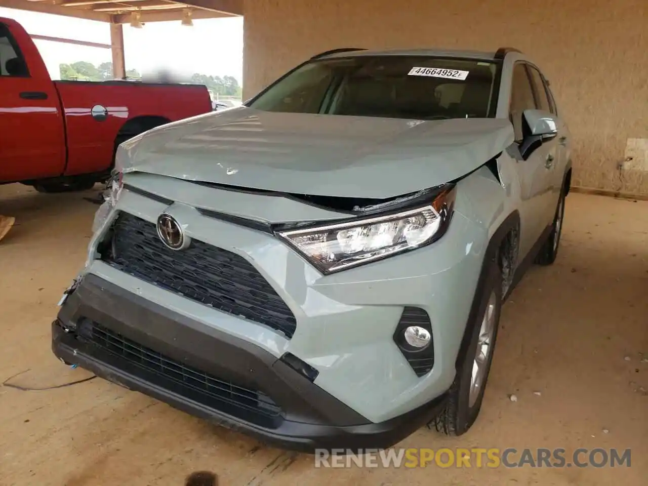 2 Photograph of a damaged car JTMP1RFV9KD516114 TOYOTA RAV4 2019