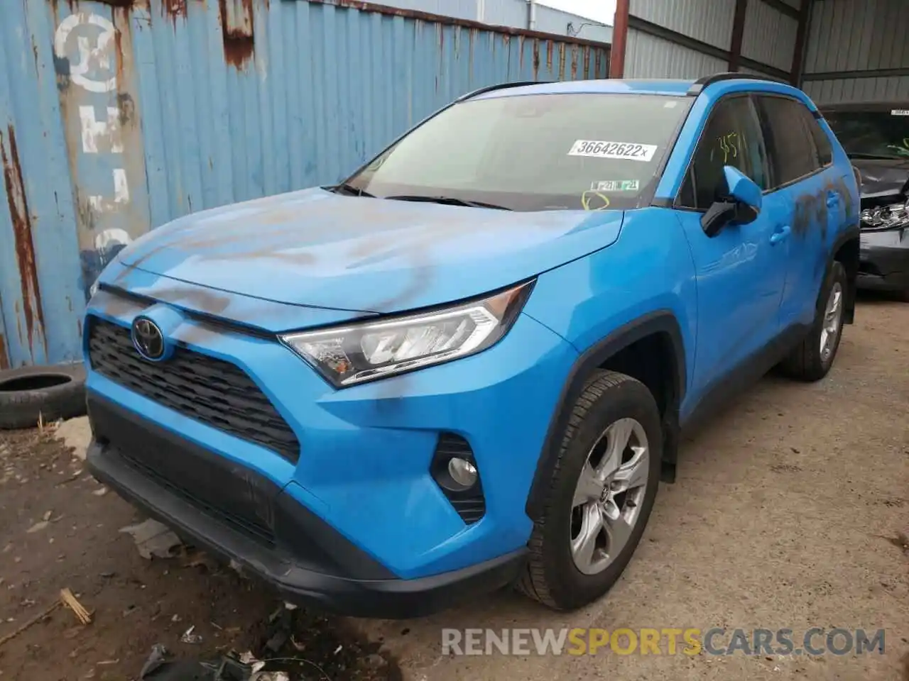 2 Фотография поврежденного автомобиля JTMP1RFV9KD517313 TOYOTA RAV4 2019