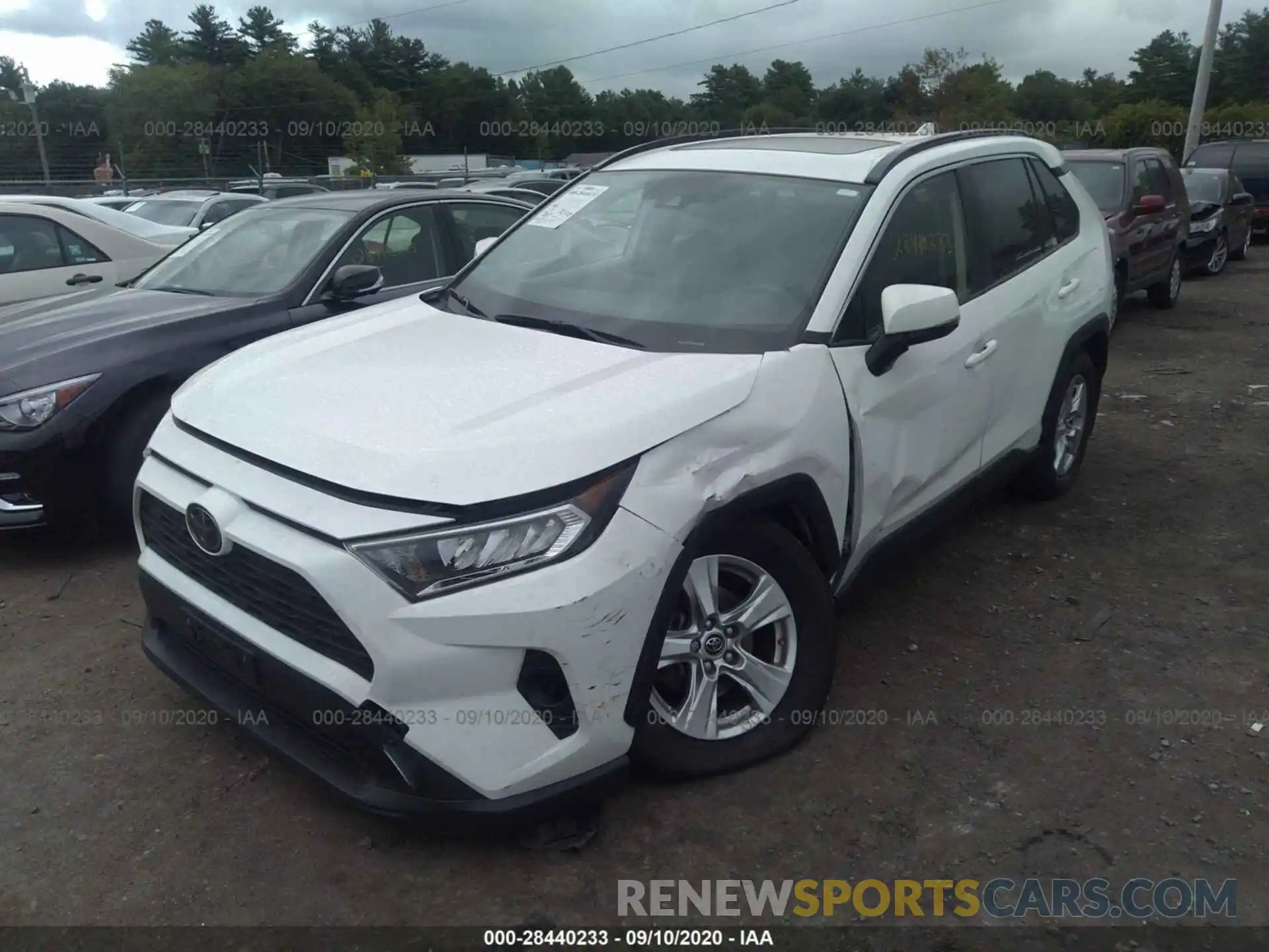 2 Photograph of a damaged car JTMP1RFV9KJ013040 TOYOTA RAV4 2019