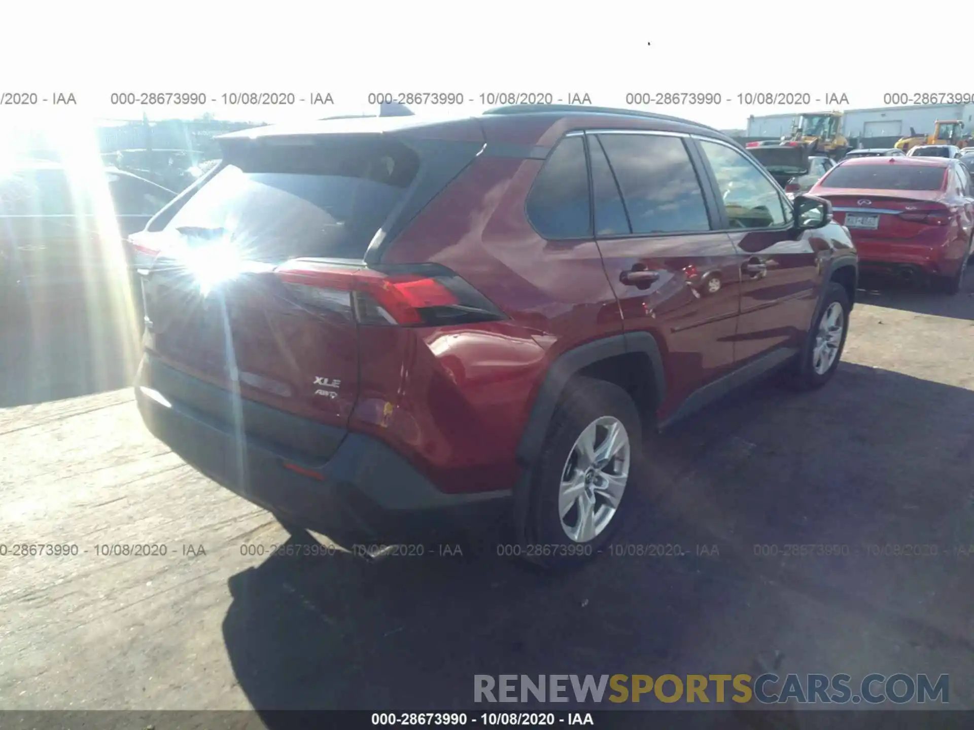 4 Photograph of a damaged car JTMP1RFVXKD002238 TOYOTA RAV4 2019