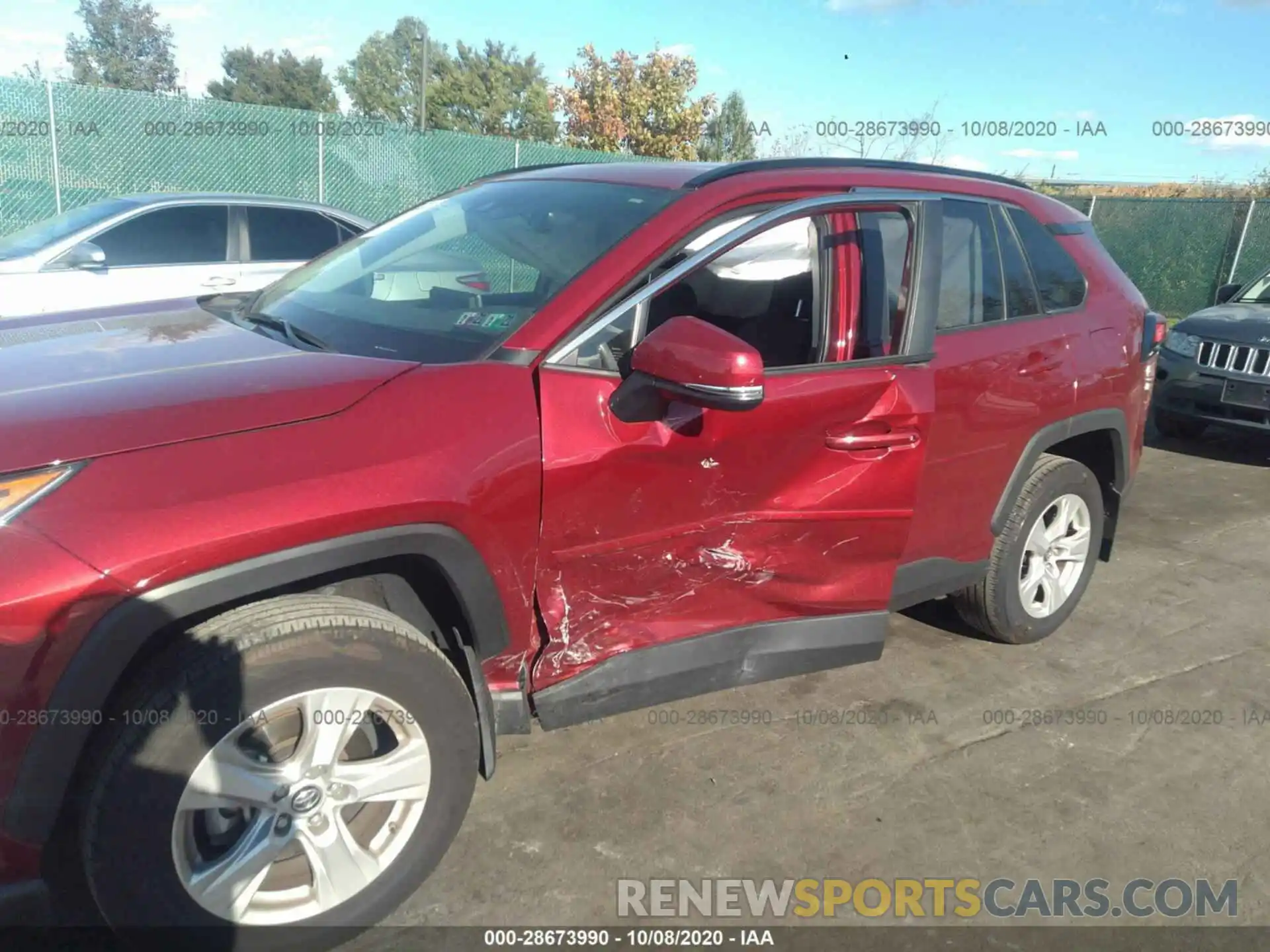 6 Photograph of a damaged car JTMP1RFVXKD002238 TOYOTA RAV4 2019