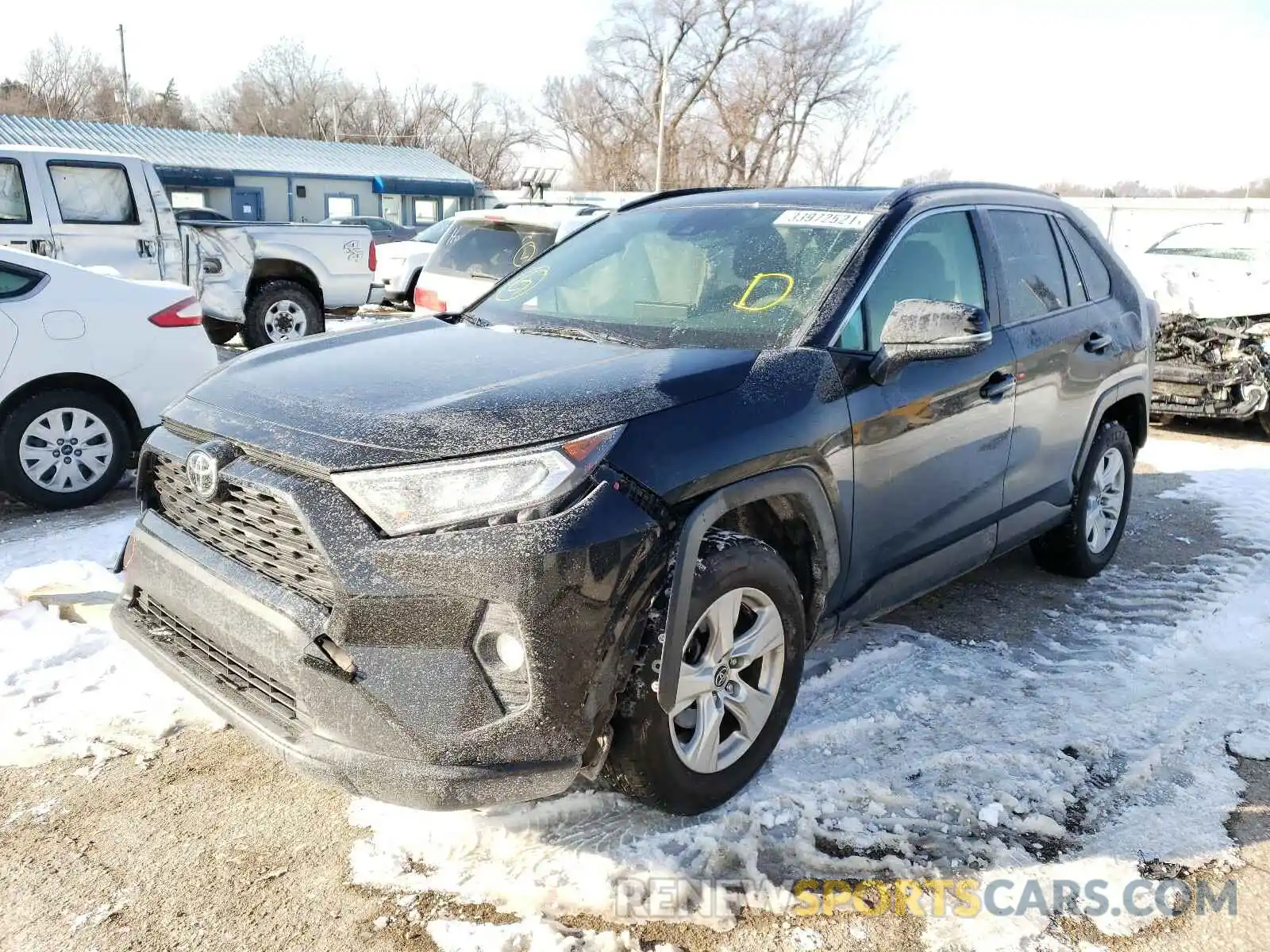 2 Photograph of a damaged car JTMP1RFVXKD003258 TOYOTA RAV4 2019