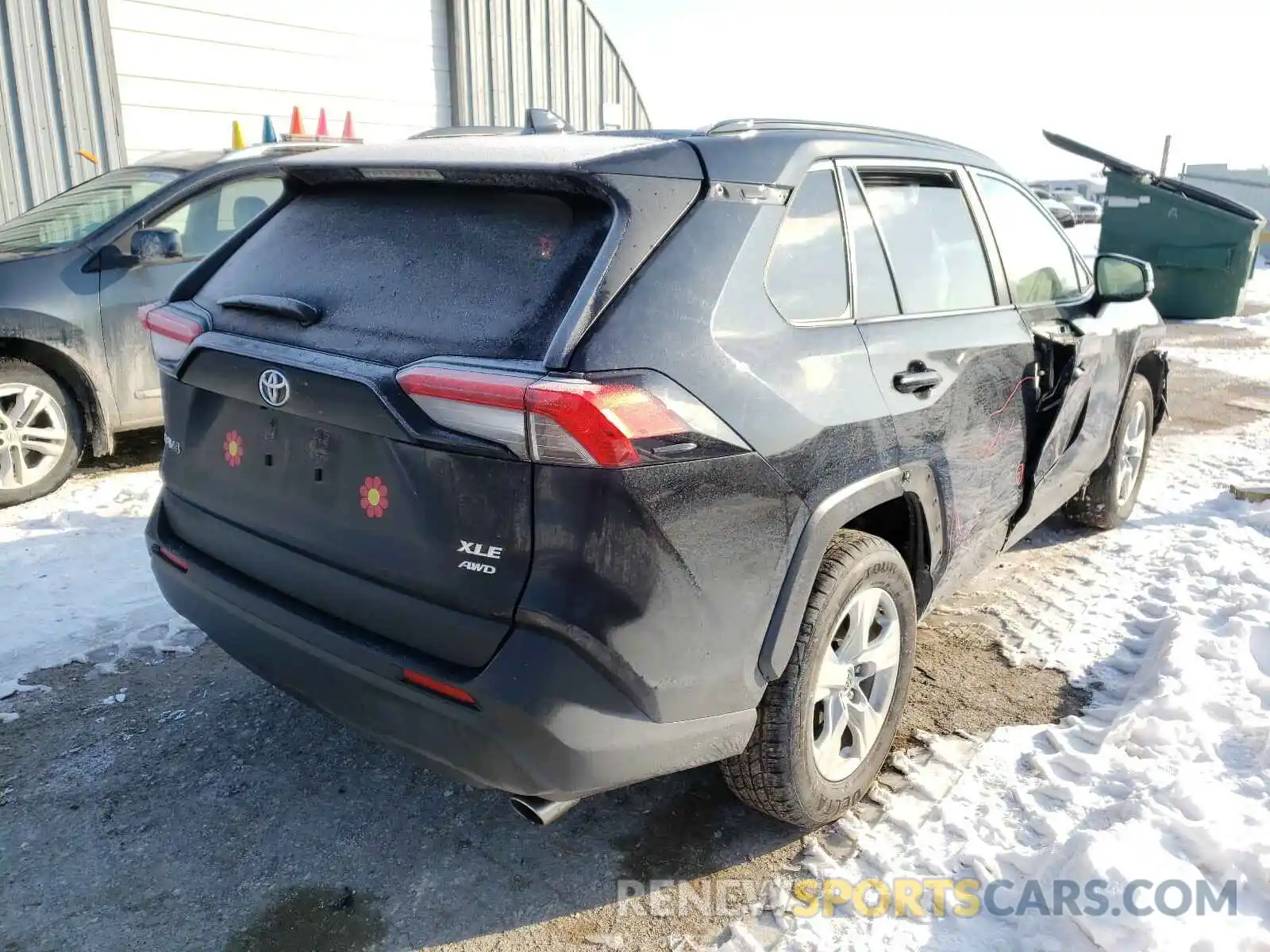 4 Photograph of a damaged car JTMP1RFVXKD003258 TOYOTA RAV4 2019