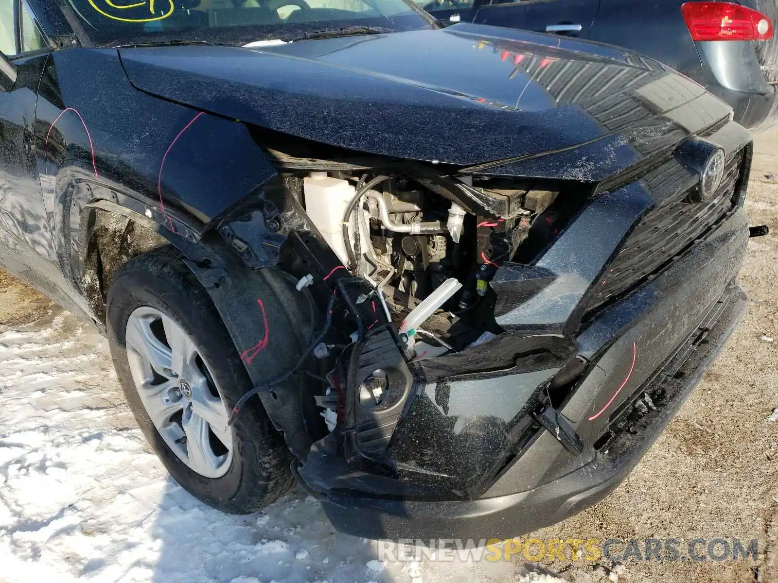 9 Photograph of a damaged car JTMP1RFVXKD003258 TOYOTA RAV4 2019