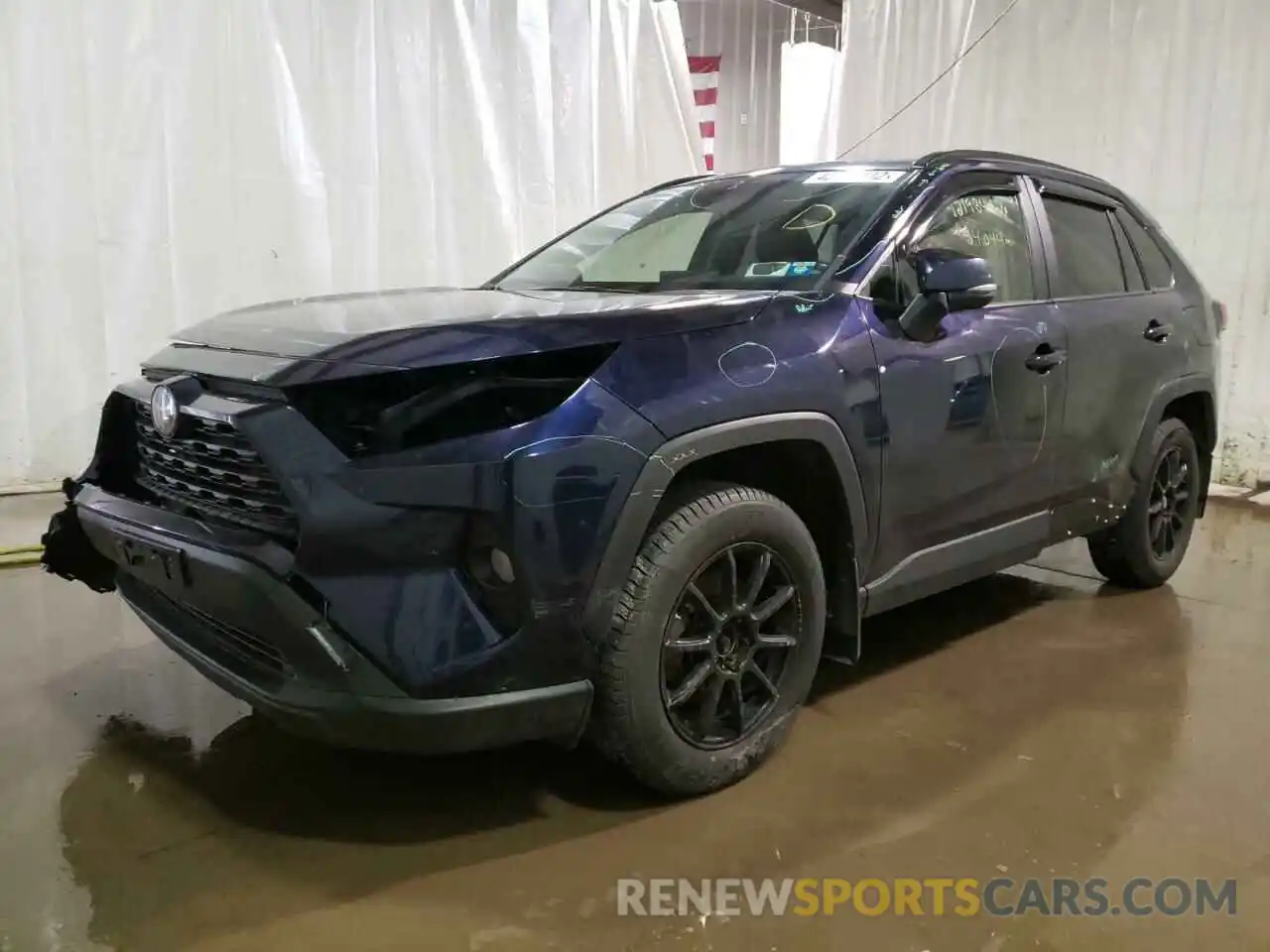 2 Photograph of a damaged car JTMP1RFVXKD005821 TOYOTA RAV4 2019