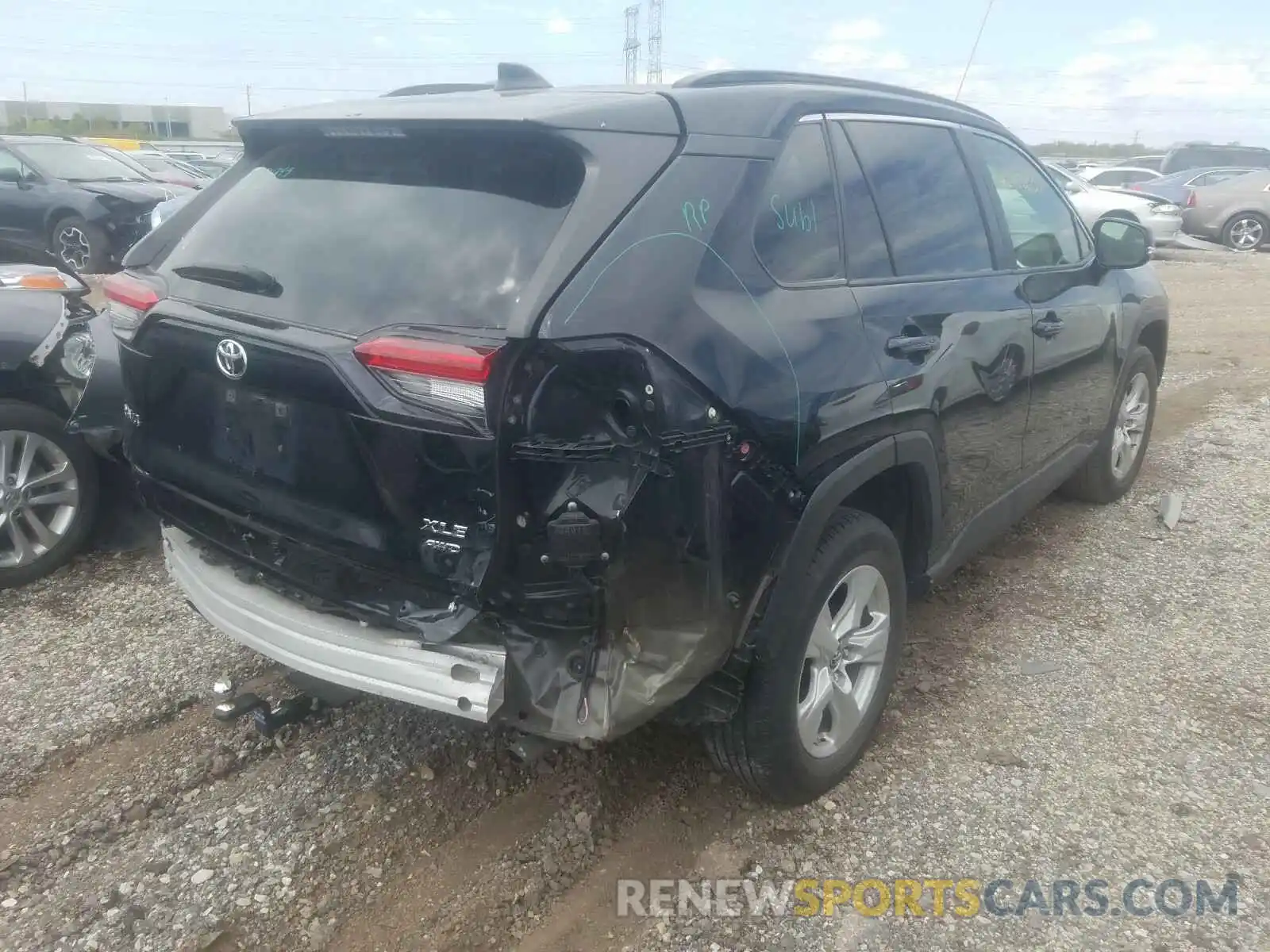 4 Photograph of a damaged car JTMP1RFVXKD006144 TOYOTA RAV4 2019