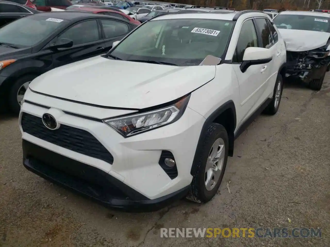 2 Photograph of a damaged car JTMP1RFVXKD008167 TOYOTA RAV4 2019