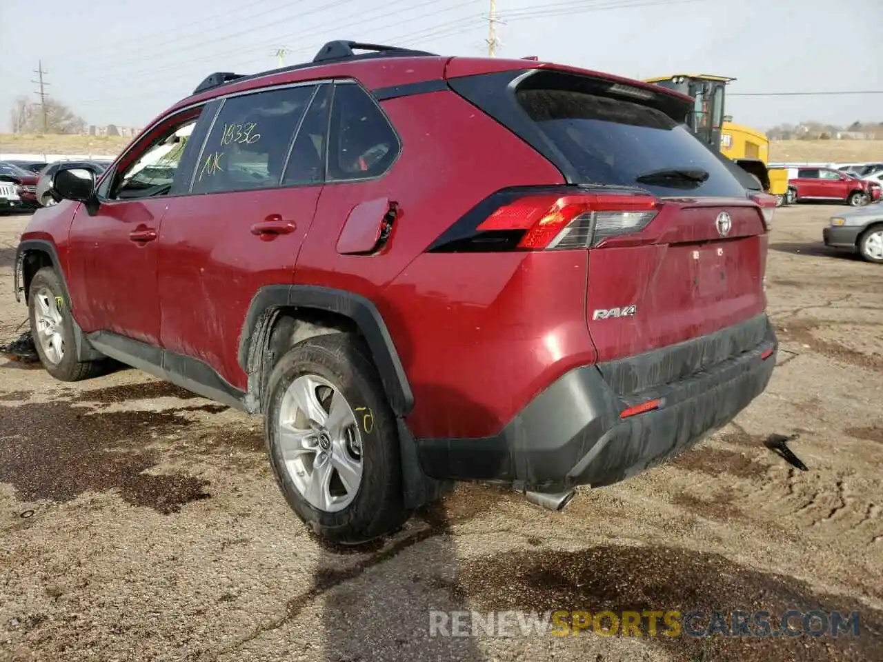 3 Фотография поврежденного автомобиля JTMP1RFVXKD010386 TOYOTA RAV4 2019