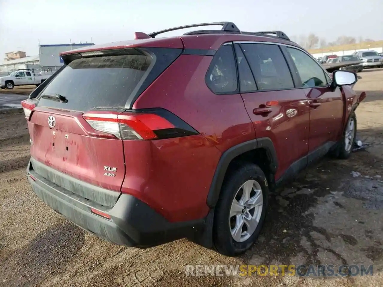 4 Photograph of a damaged car JTMP1RFVXKD010386 TOYOTA RAV4 2019