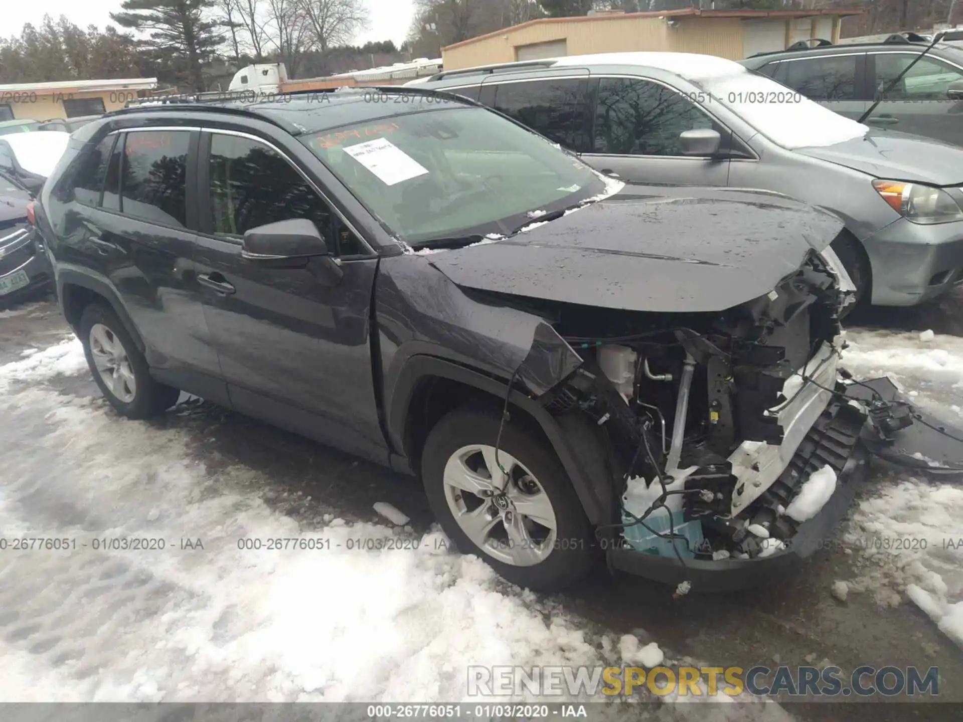 1 Photograph of a damaged car JTMP1RFVXKD017600 TOYOTA RAV4 2019