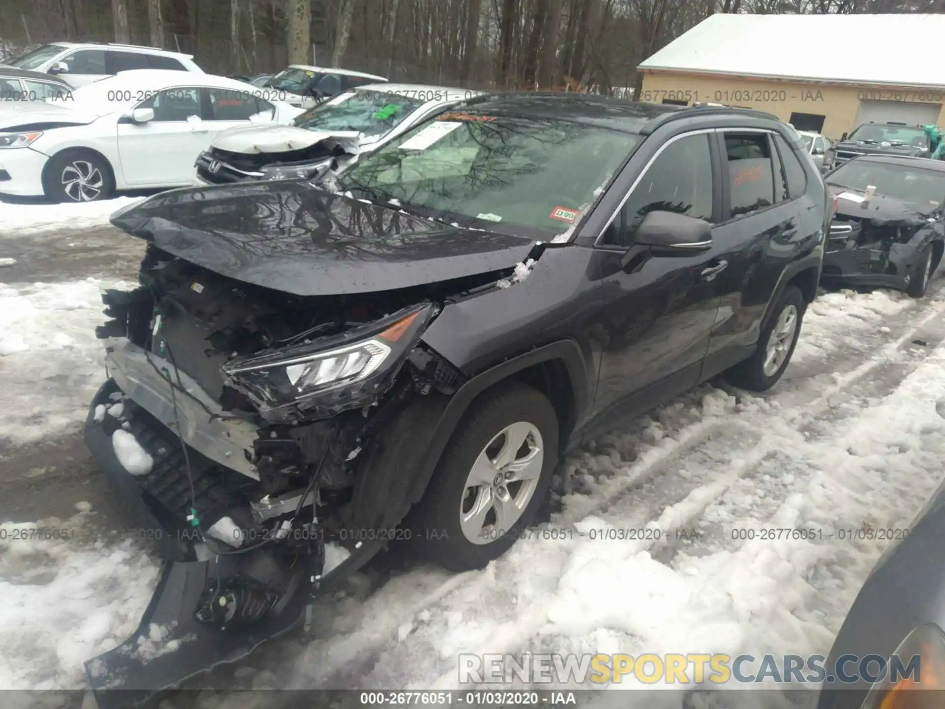 2 Photograph of a damaged car JTMP1RFVXKD017600 TOYOTA RAV4 2019