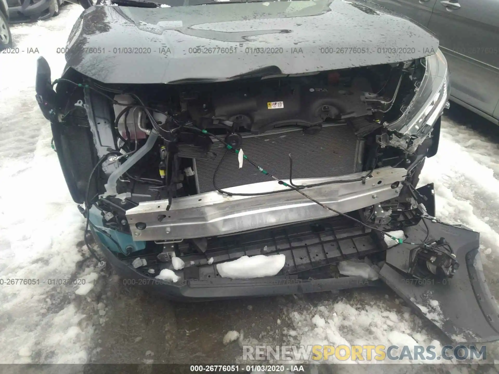 6 Photograph of a damaged car JTMP1RFVXKD017600 TOYOTA RAV4 2019