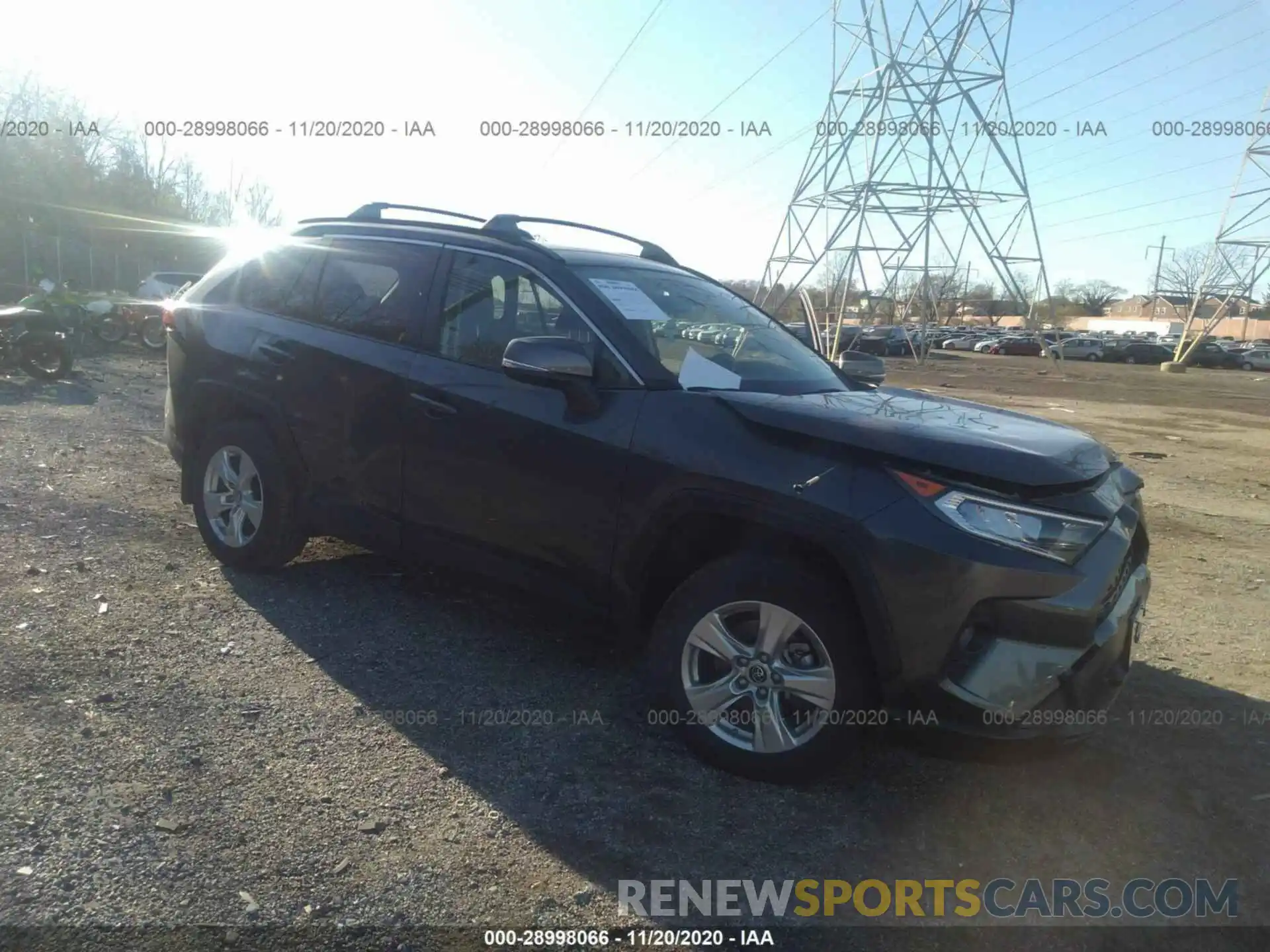 1 Фотография поврежденного автомобиля JTMP1RFVXKD020545 TOYOTA RAV4 2019