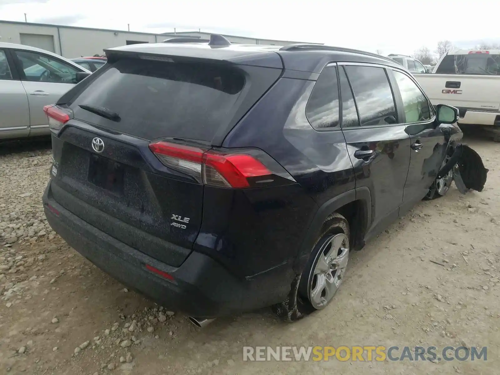 4 Photograph of a damaged car JTMP1RFVXKD033392 TOYOTA RAV4 2019