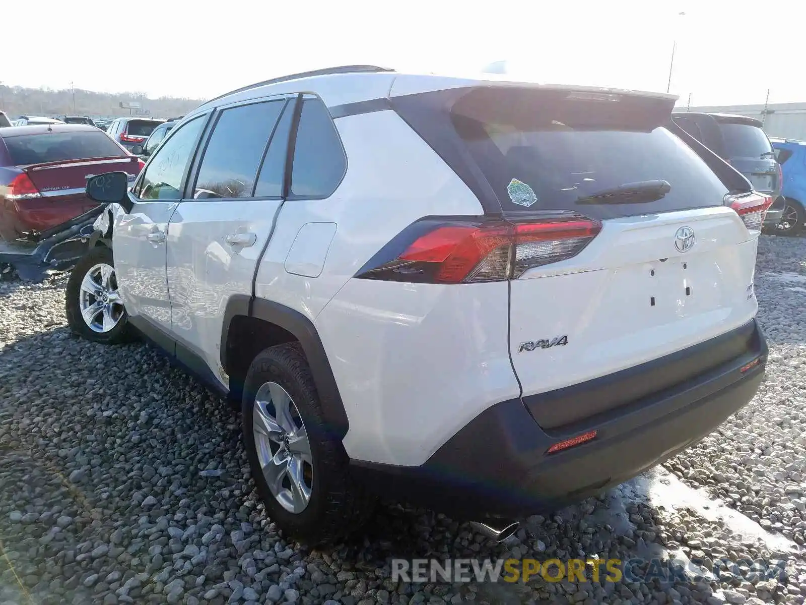 3 Photograph of a damaged car JTMP1RFVXKD036941 TOYOTA RAV4 2019