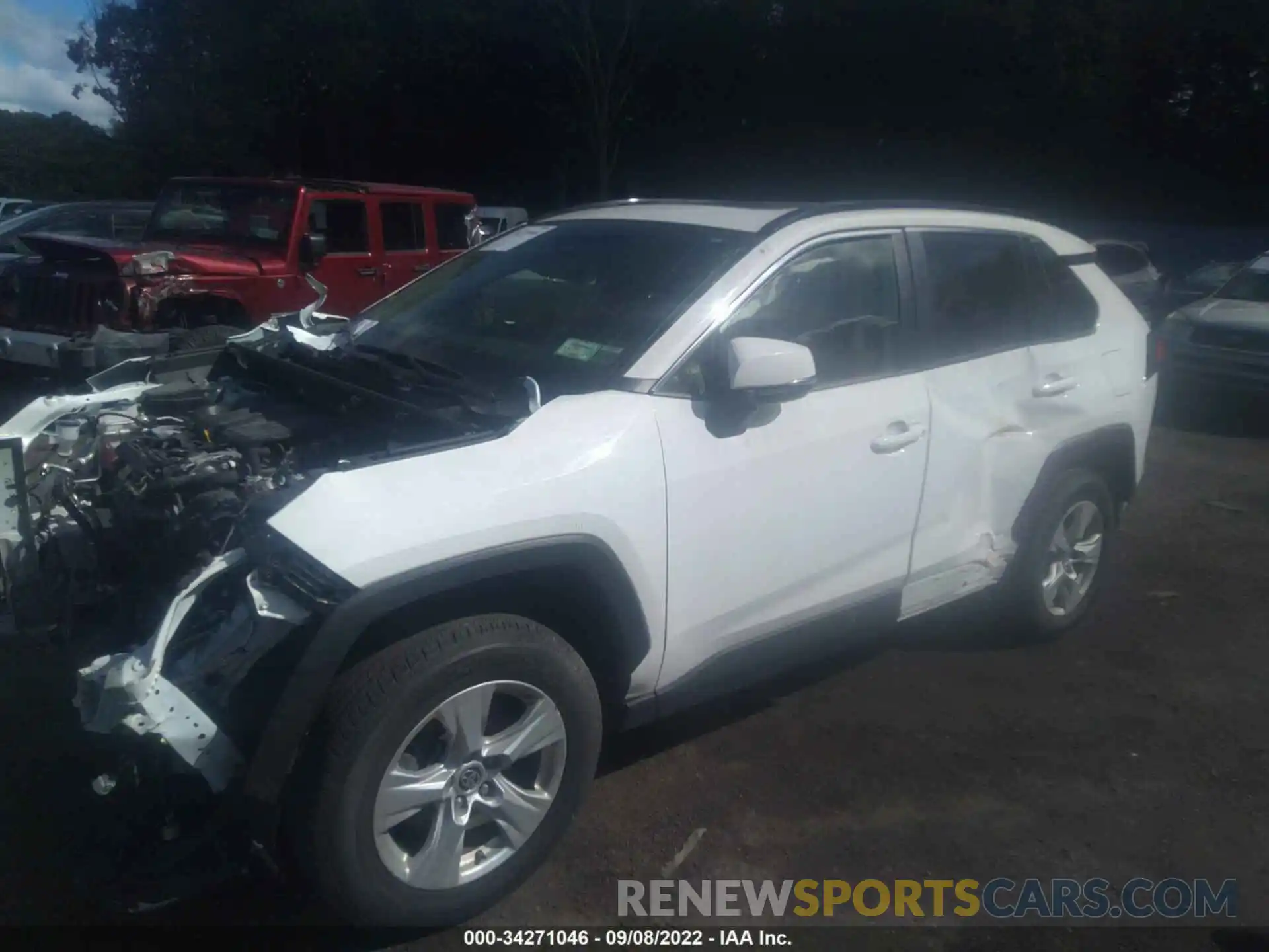 2 Фотография поврежденного автомобиля JTMP1RFVXKD046451 TOYOTA RAV4 2019