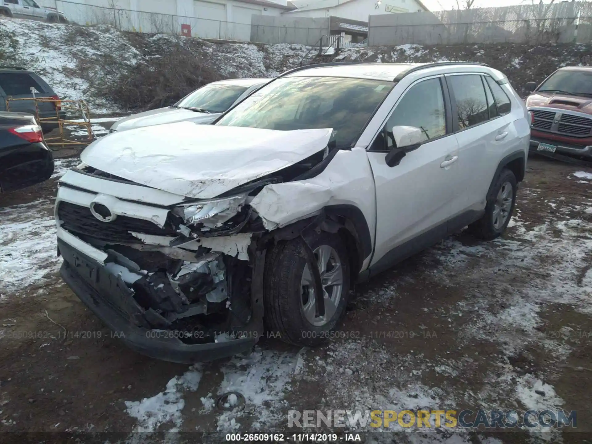 2 Photograph of a damaged car JTMP1RFVXKD501847 TOYOTA RAV4 2019