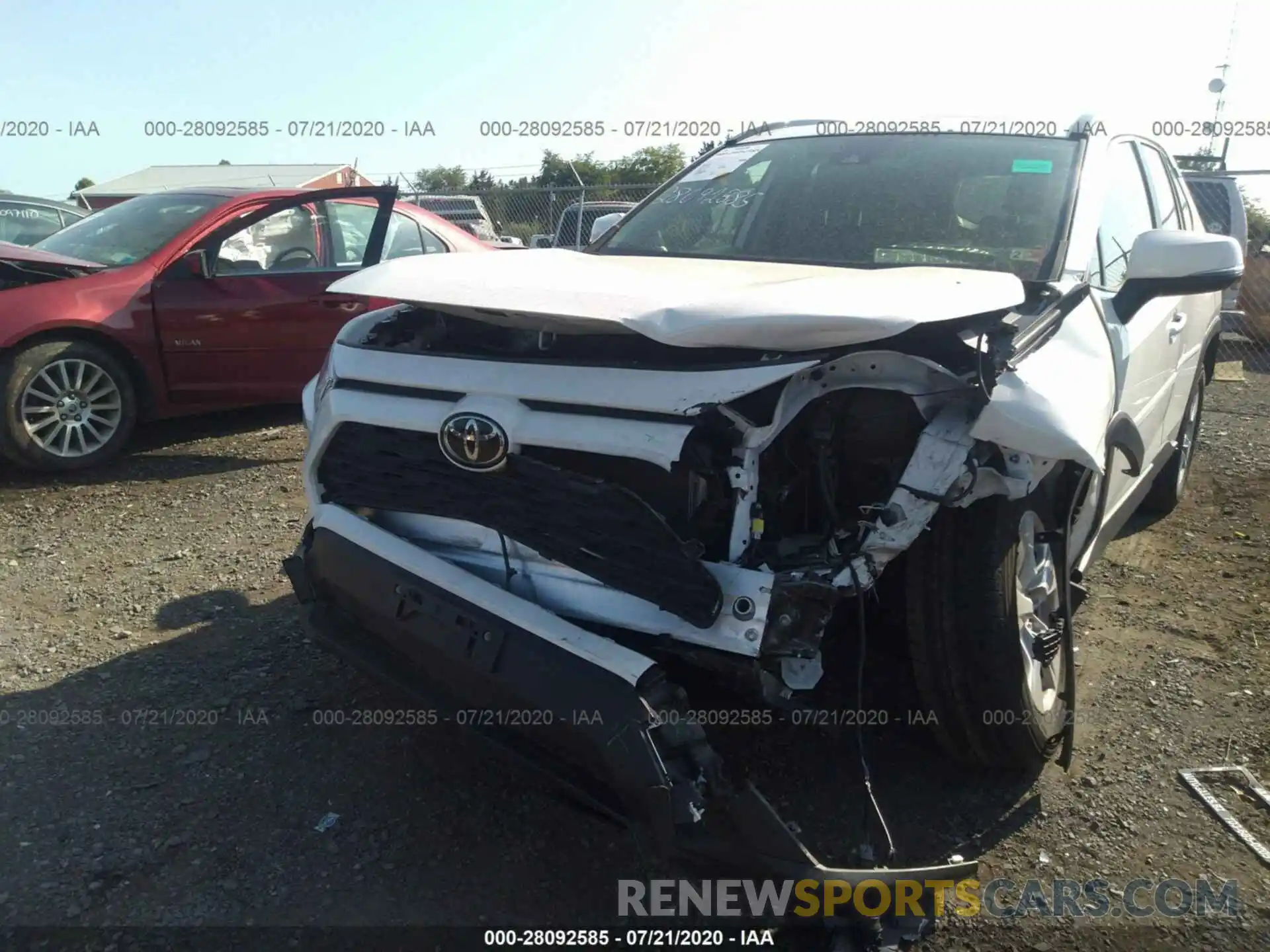 6 Photograph of a damaged car JTMP1RFVXKD504120 TOYOTA RAV4 2019