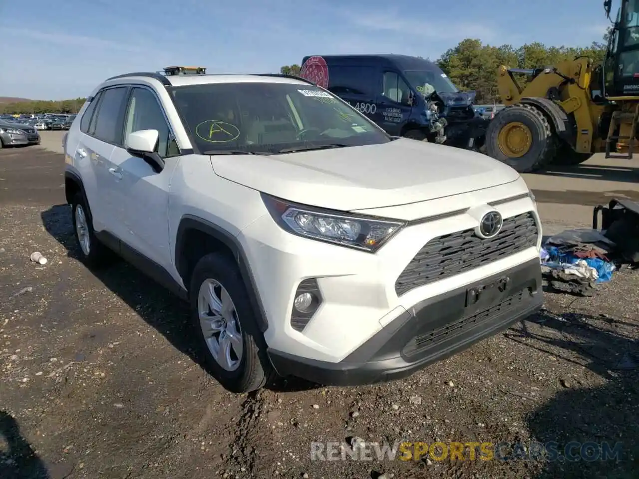 1 Photograph of a damaged car JTMP1RFVXKD511200 TOYOTA RAV4 2019