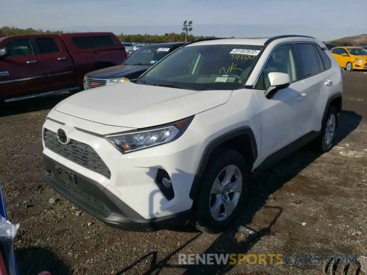 2 Photograph of a damaged car JTMP1RFVXKD511200 TOYOTA RAV4 2019