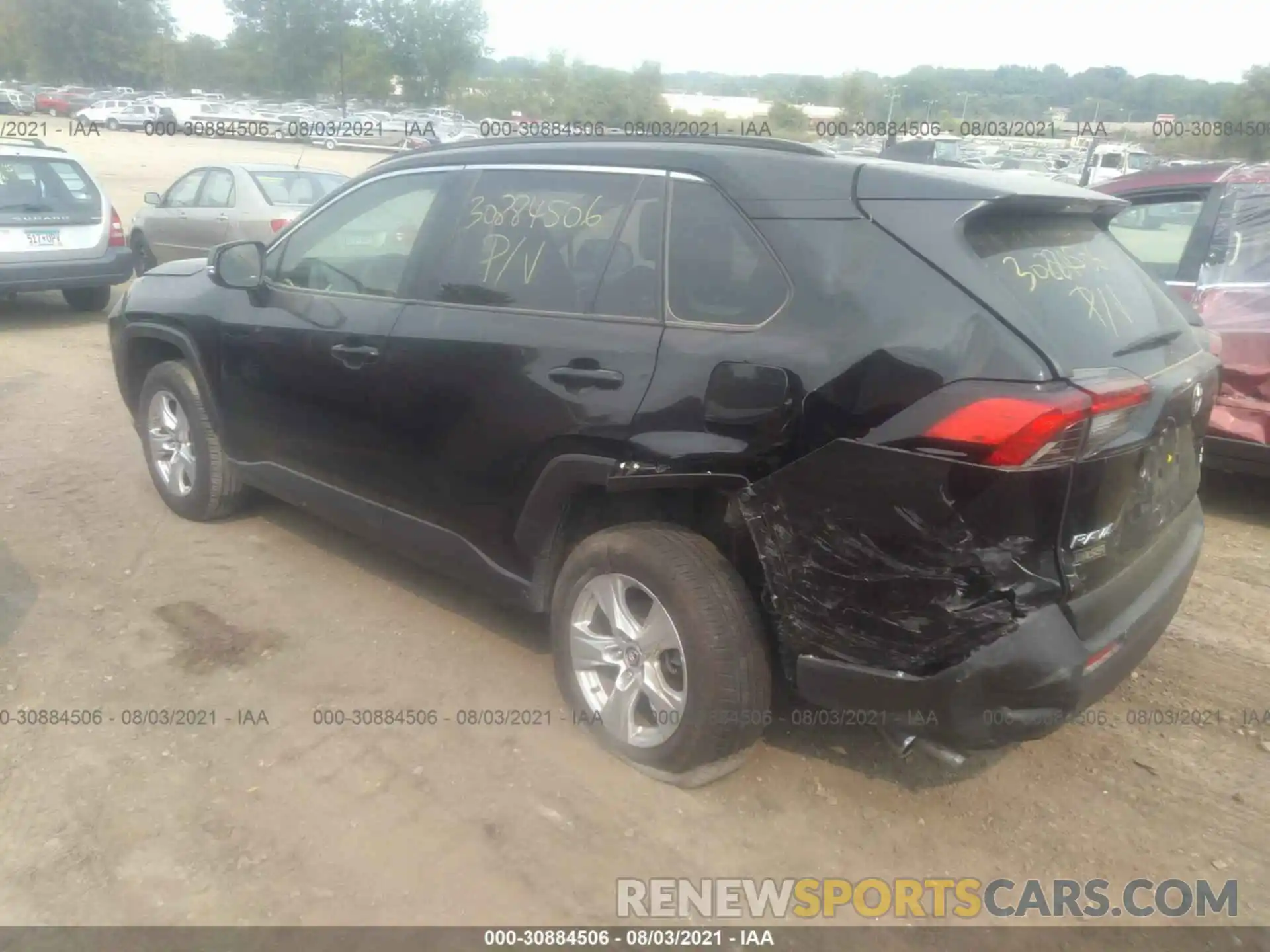 3 Photograph of a damaged car JTMP1RFVXKJ008400 TOYOTA RAV4 2019