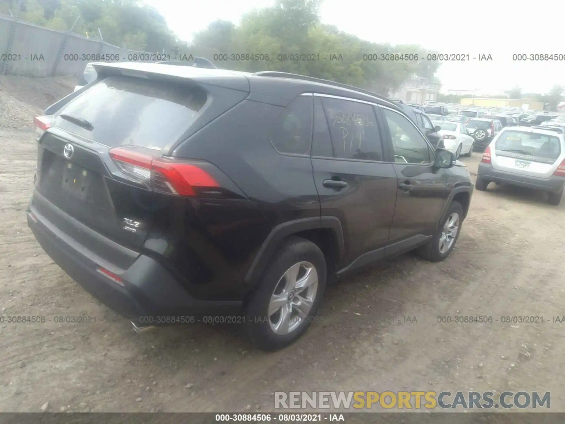 4 Фотография поврежденного автомобиля JTMP1RFVXKJ008400 TOYOTA RAV4 2019