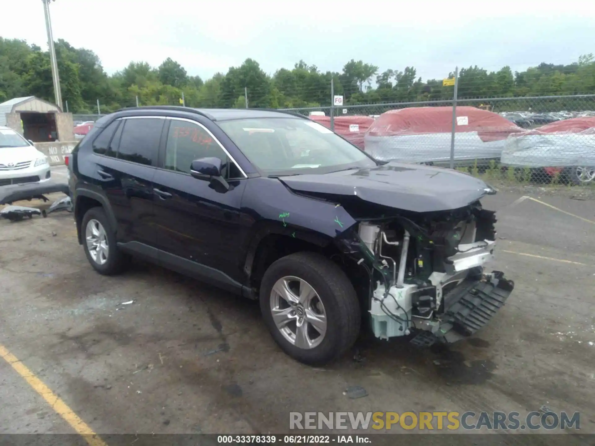 1 Photograph of a damaged car JTMP1RFVXKJ019297 TOYOTA RAV4 2019