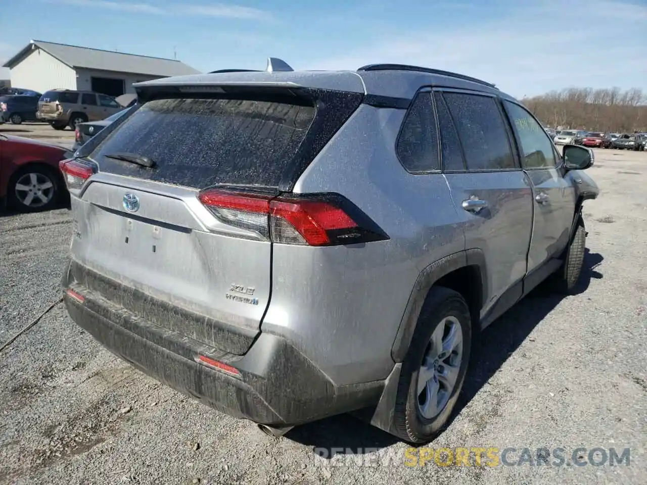 4 Photograph of a damaged car JTMRWRFV0KD003456 TOYOTA RAV4 2019