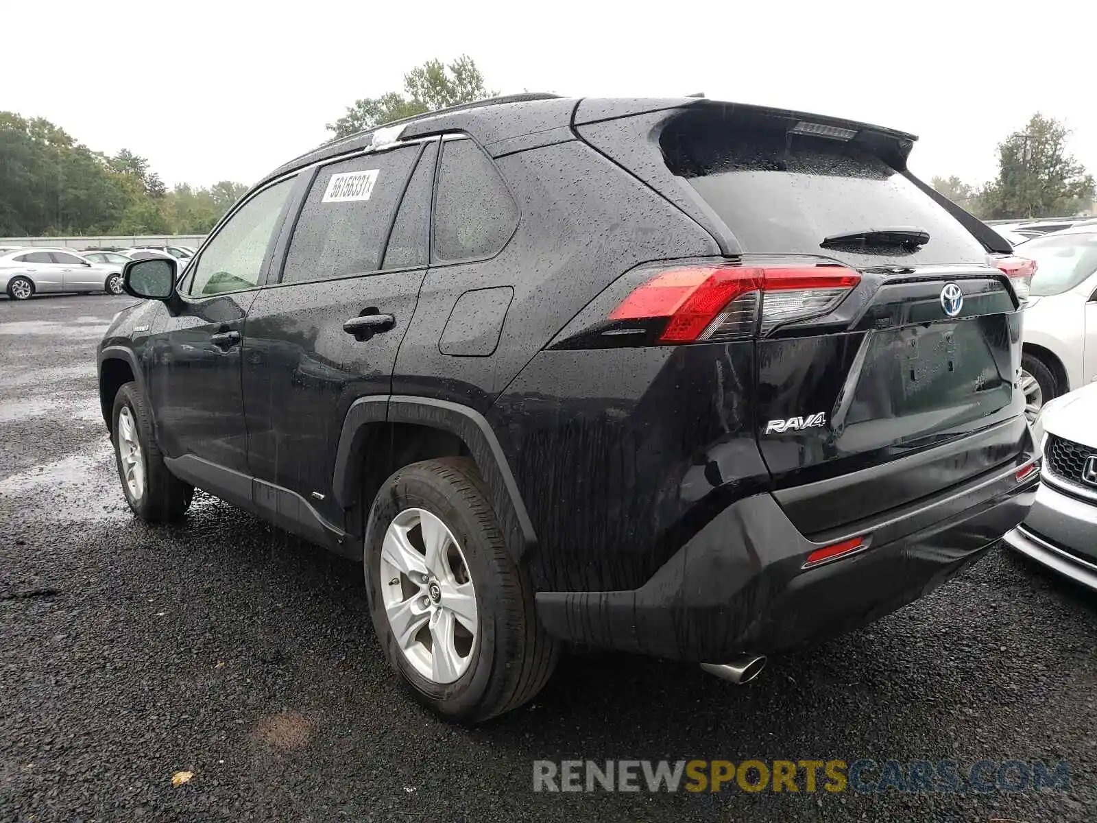 3 Photograph of a damaged car JTMRWRFV0KD008642 TOYOTA RAV4 2019