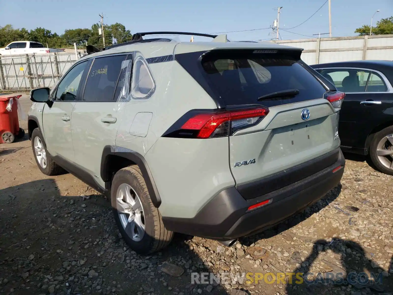 3 Photograph of a damaged car JTMRWRFV0KD021701 TOYOTA RAV4 2019