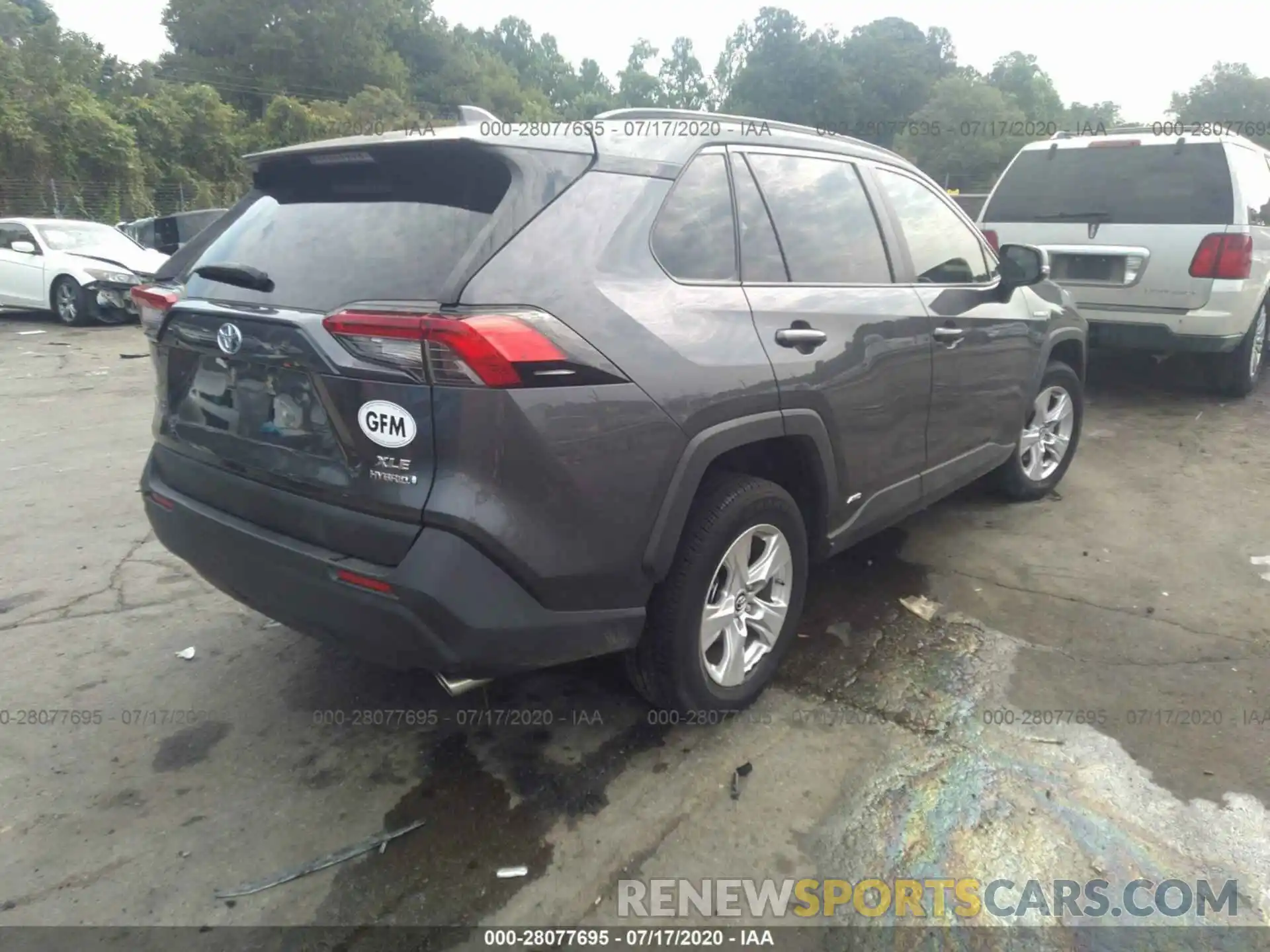 4 Фотография поврежденного автомобиля JTMRWRFV0KJ006438 TOYOTA RAV4 2019