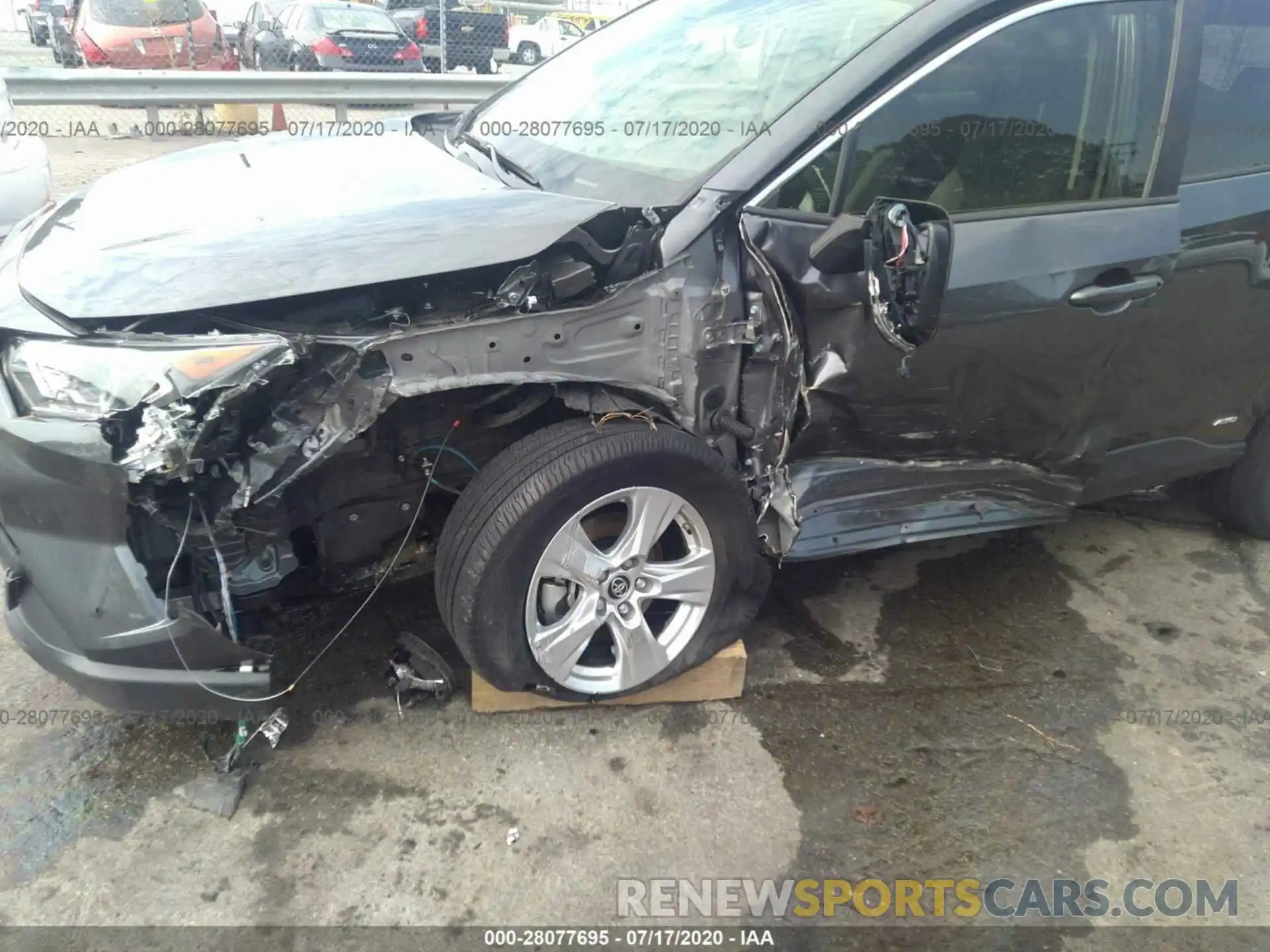 6 Фотография поврежденного автомобиля JTMRWRFV0KJ006438 TOYOTA RAV4 2019
