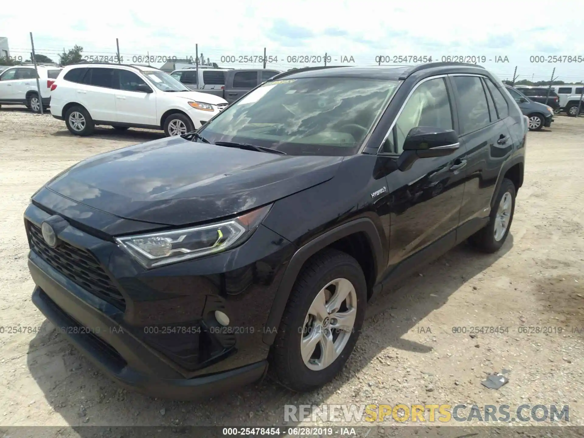 2 Фотография поврежденного автомобиля JTMRWRFV1KD019200 TOYOTA RAV4 2019