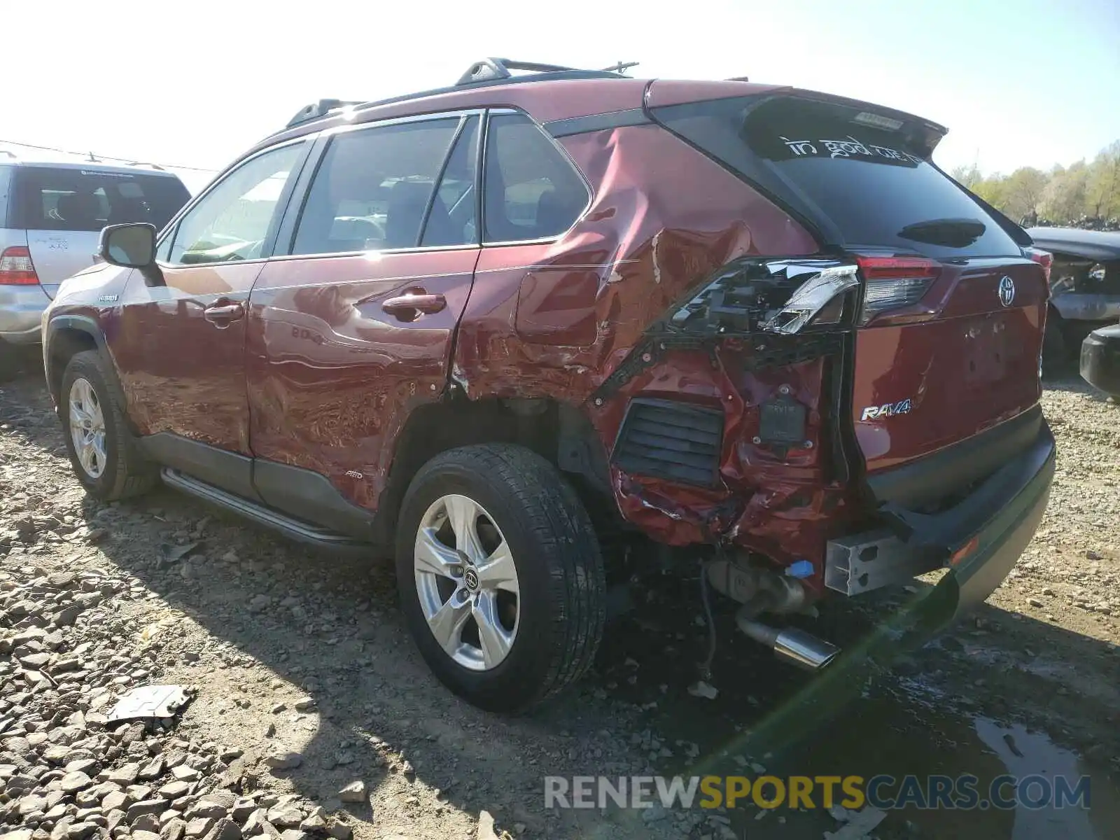 3 Photograph of a damaged car JTMRWRFV1KD030424 TOYOTA RAV4 2019