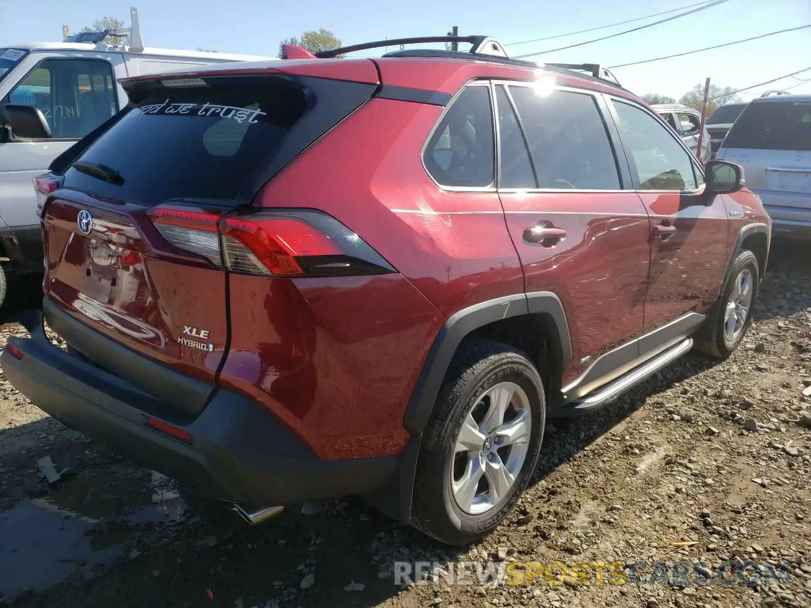 4 Фотография поврежденного автомобиля JTMRWRFV1KD030424 TOYOTA RAV4 2019