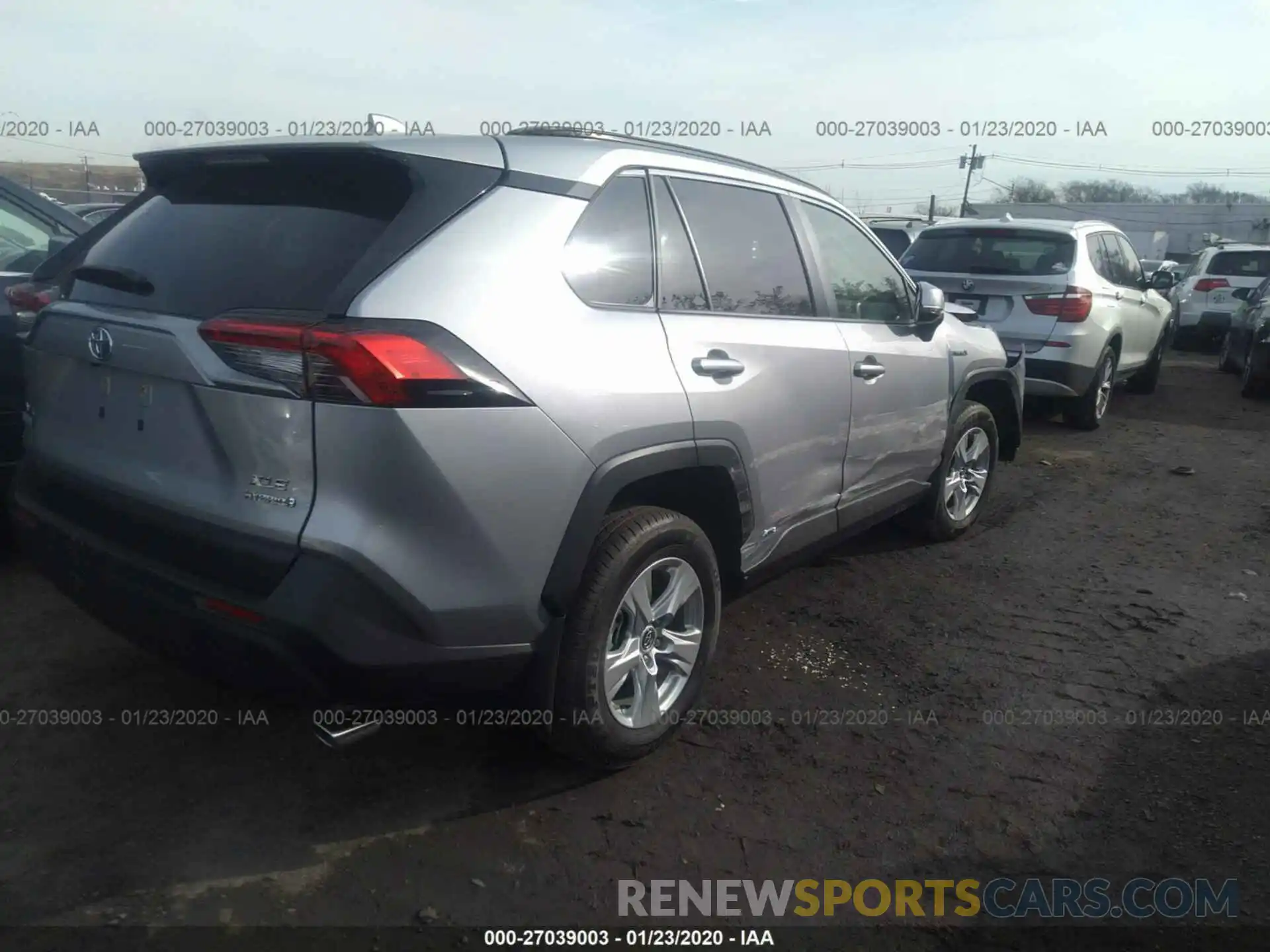 4 Фотография поврежденного автомобиля JTMRWRFV1KD030990 TOYOTA RAV4 2019