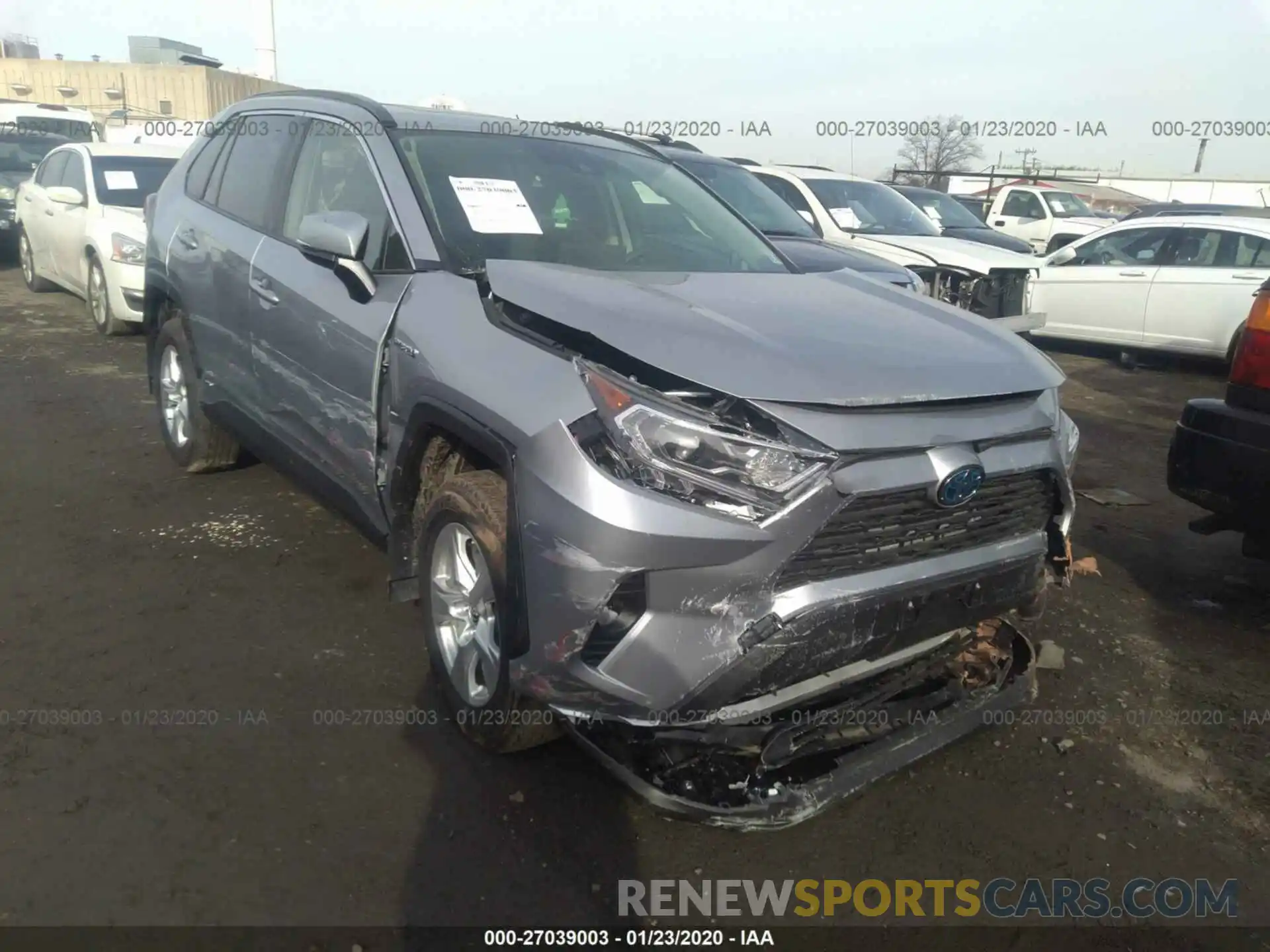 6 Фотография поврежденного автомобиля JTMRWRFV1KD030990 TOYOTA RAV4 2019