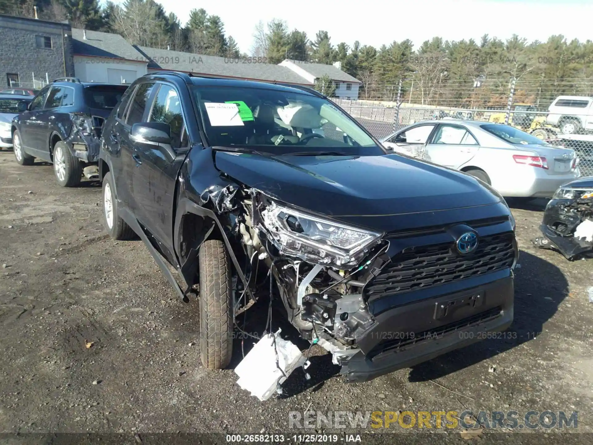 6 Photograph of a damaged car JTMRWRFV1KD031721 TOYOTA RAV4 2019