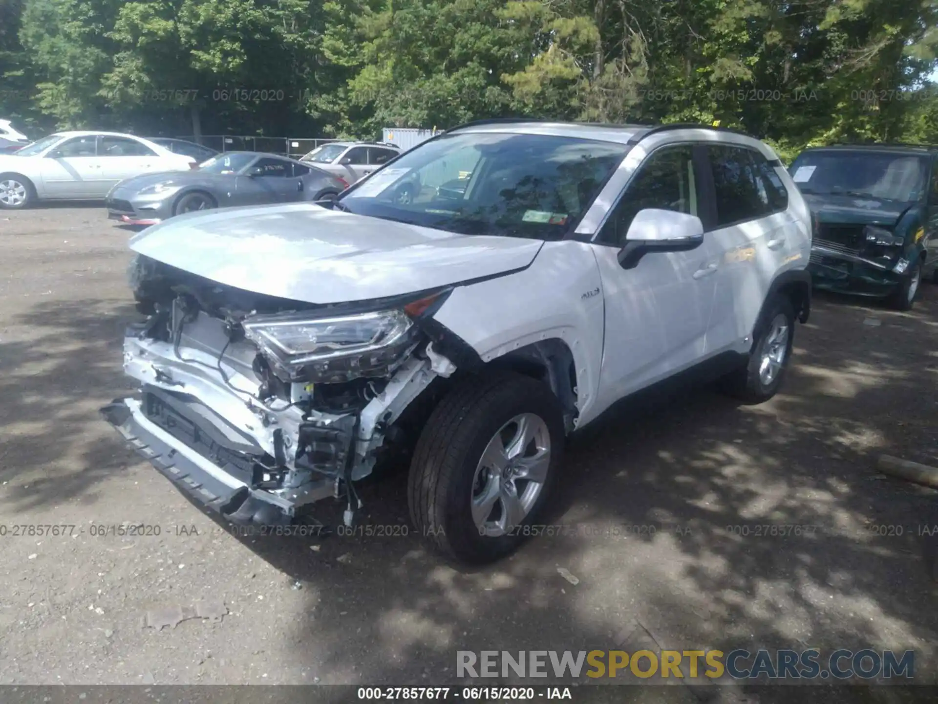 2 Photograph of a damaged car JTMRWRFV1KD035686 TOYOTA RAV4 2019