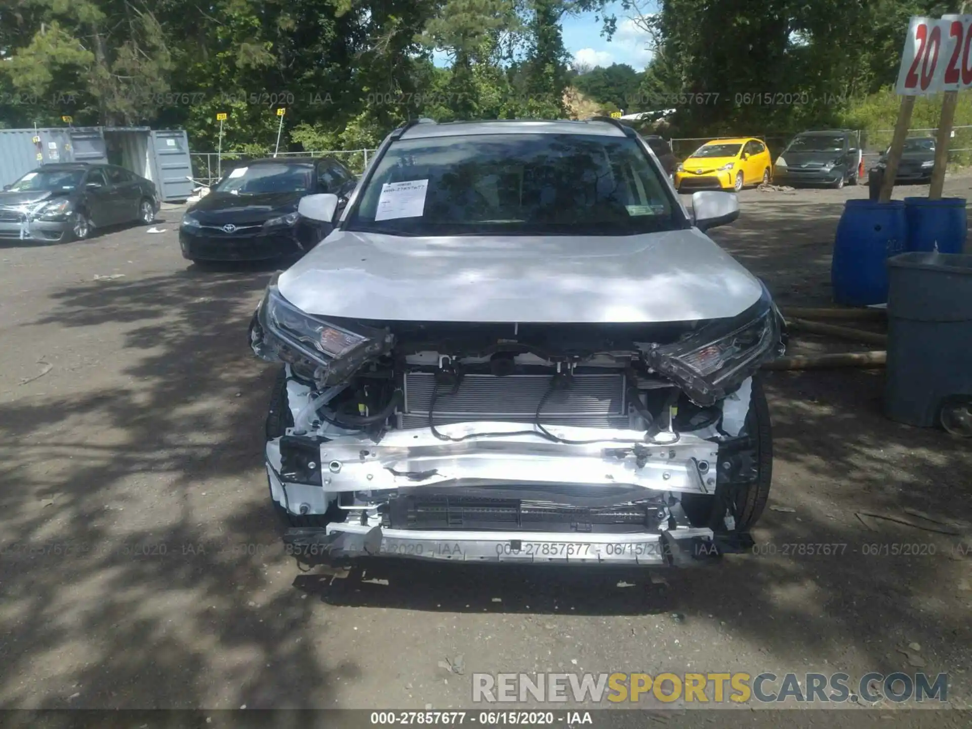 6 Photograph of a damaged car JTMRWRFV1KD035686 TOYOTA RAV4 2019