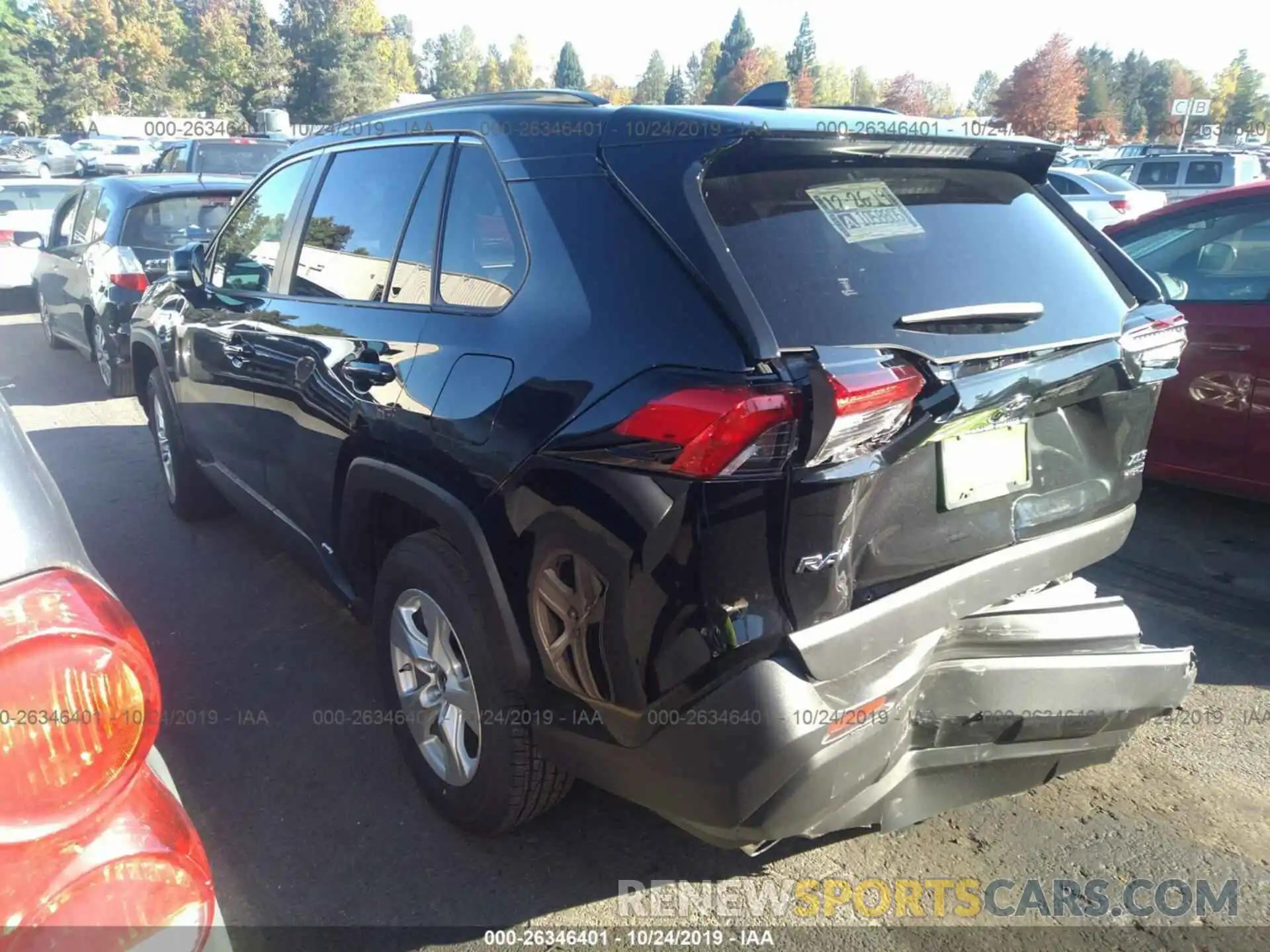 3 Photograph of a damaged car JTMRWRFV1KD036451 TOYOTA RAV4 2019