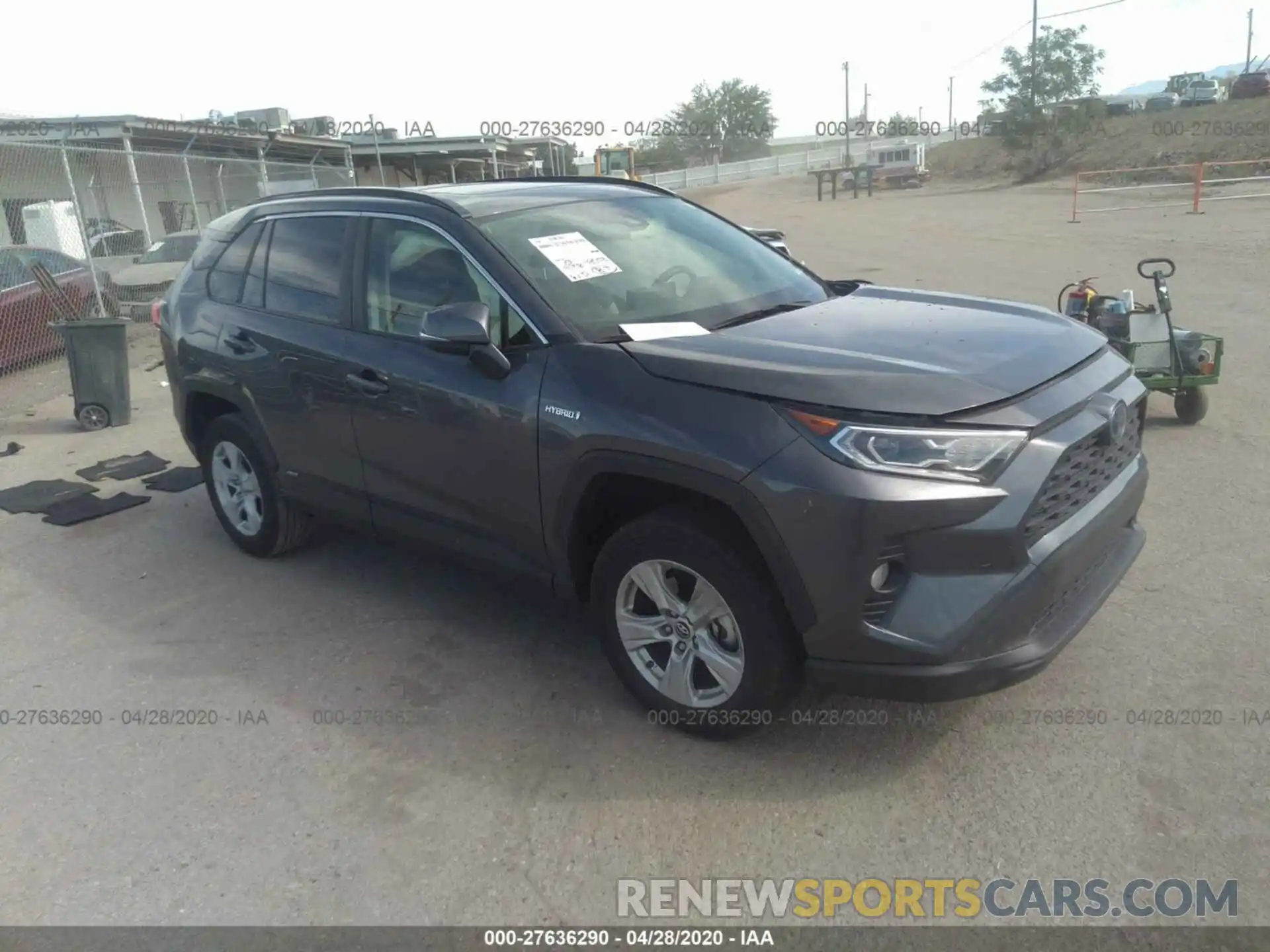 1 Photograph of a damaged car JTMRWRFV2KD005712 TOYOTA RAV4 2019