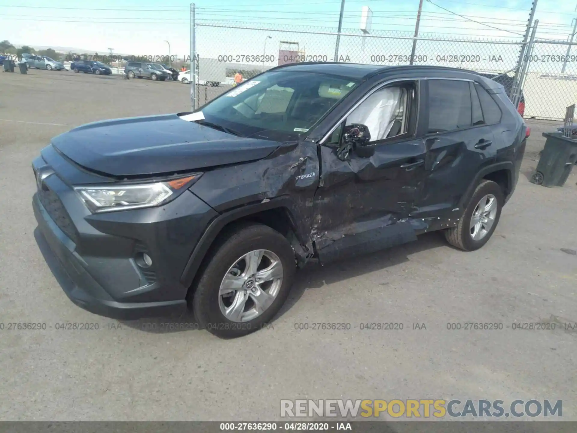 2 Фотография поврежденного автомобиля JTMRWRFV2KD005712 TOYOTA RAV4 2019