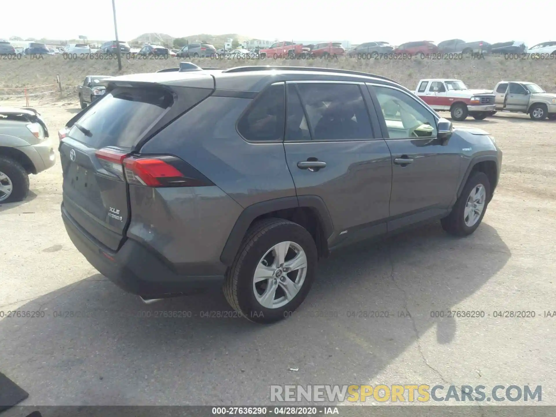 4 Photograph of a damaged car JTMRWRFV2KD005712 TOYOTA RAV4 2019